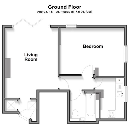 Foxley Lane, Purley floorplan