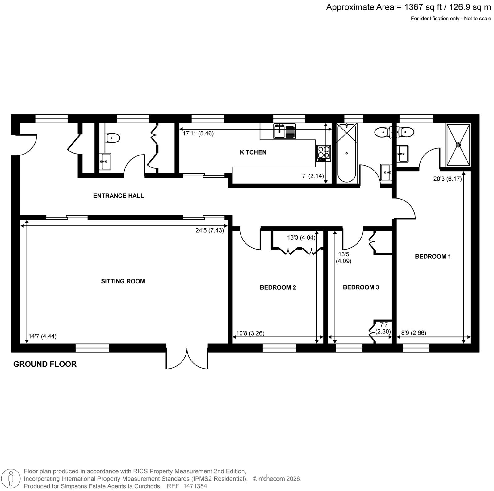 8, Tulk House, Ottershaw floorplan