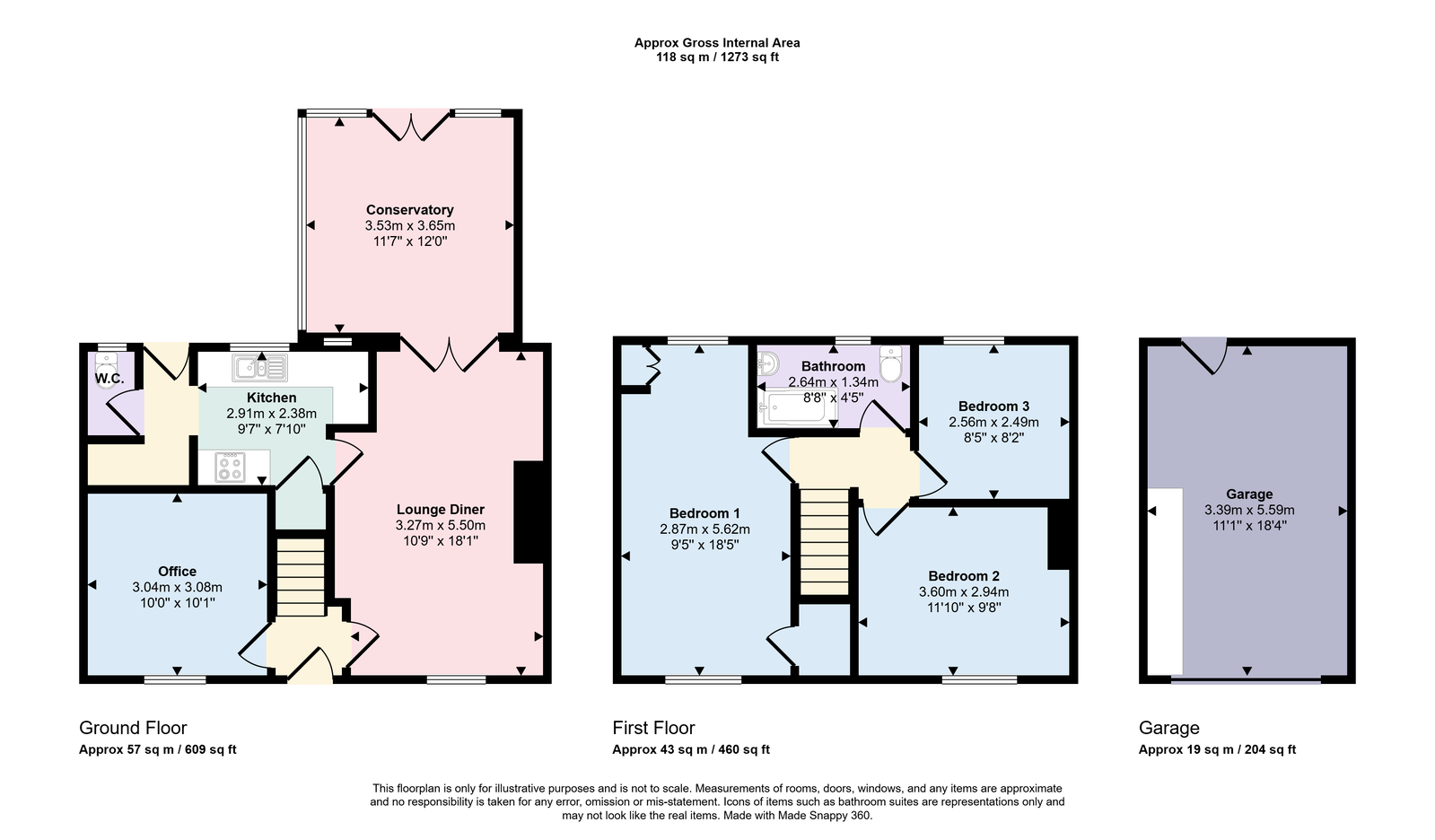220, High Road, Whitehaven floorplan