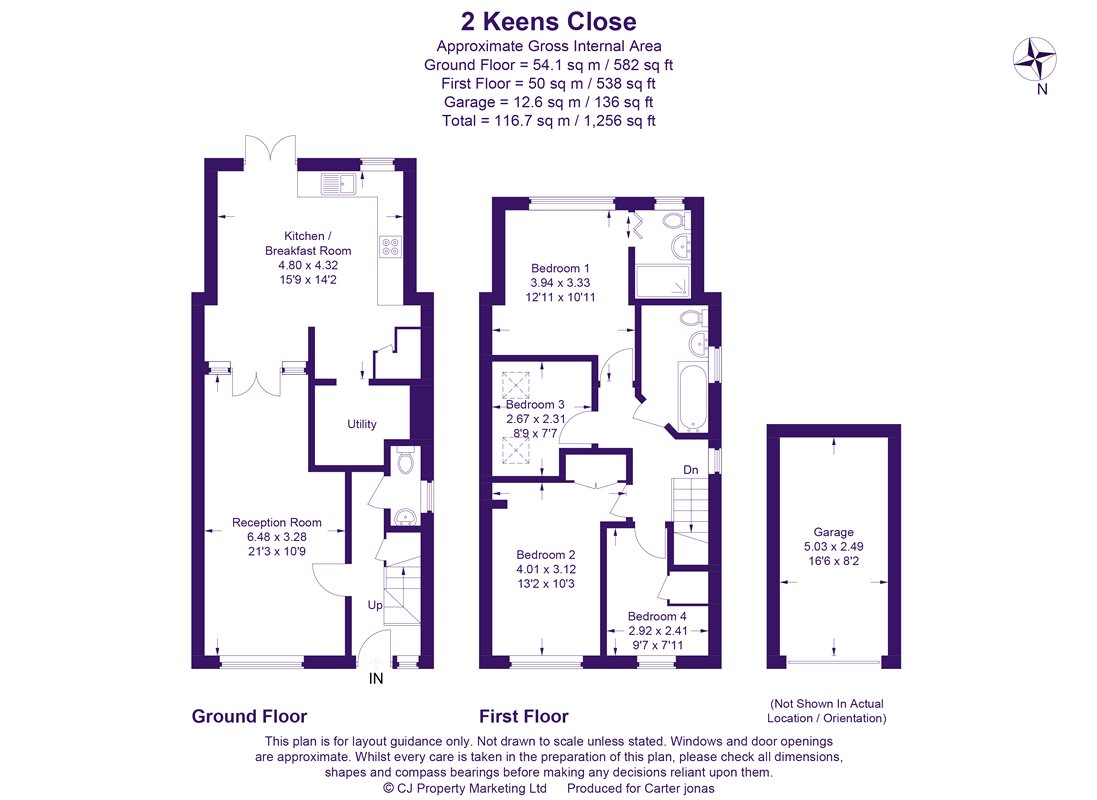 2, Keens Close, Chipping Norton floorplan