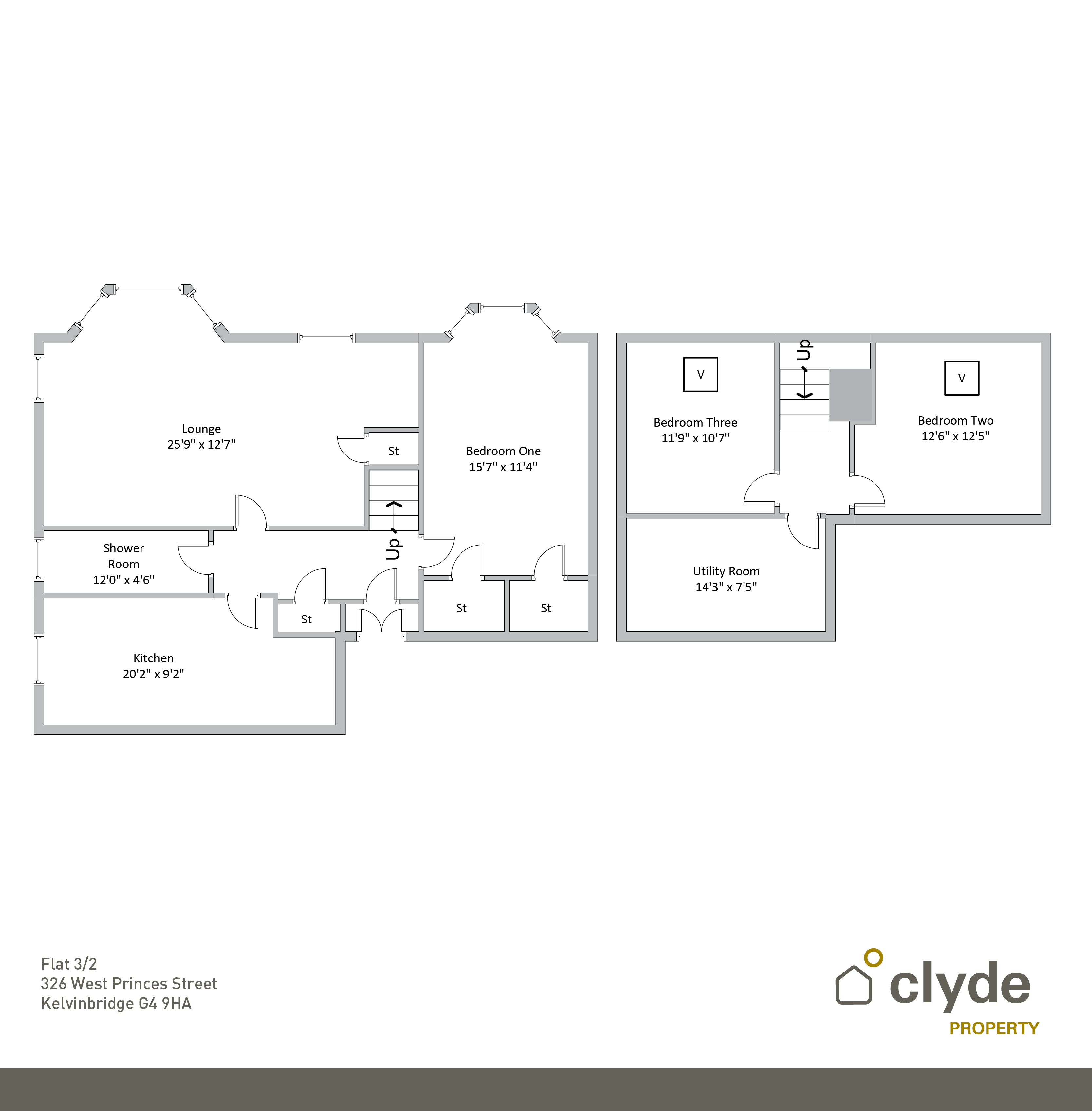 3 Bedrooms Flat for sale in West Princes Street, Flat 3/2, Woodlands, Glasgow G4