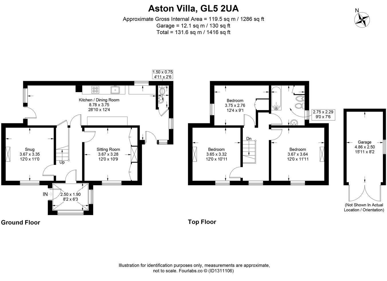 Aston Villa, Cotswold Close, Brimscombe floorplan