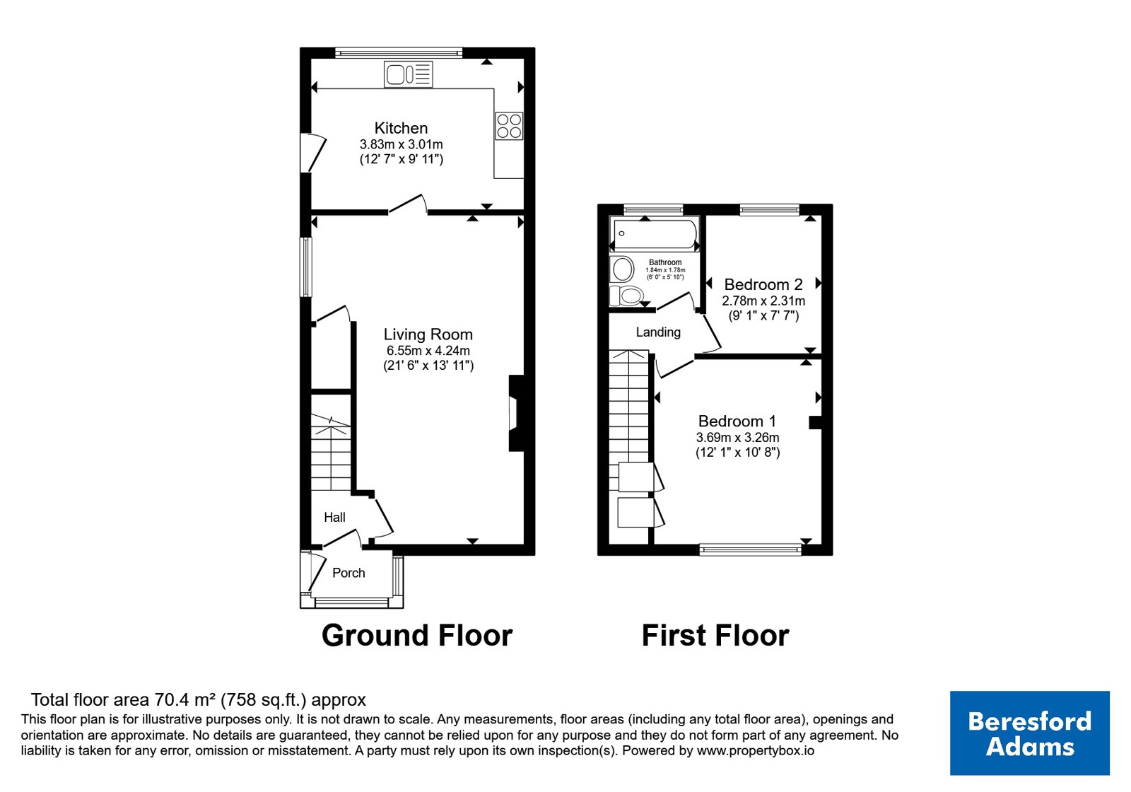 35, Alltwen, Colwyn Bay floorplan