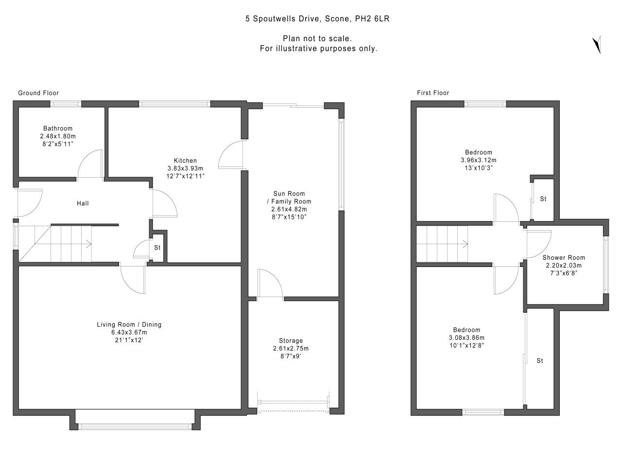 2 Bedrooms Detached house for sale in Spoutwells Drive, Scone, Perth PH2