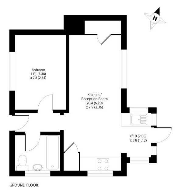 1 Bedrooms Maisonette to rent in Hill Lane, Ruislip HA4
