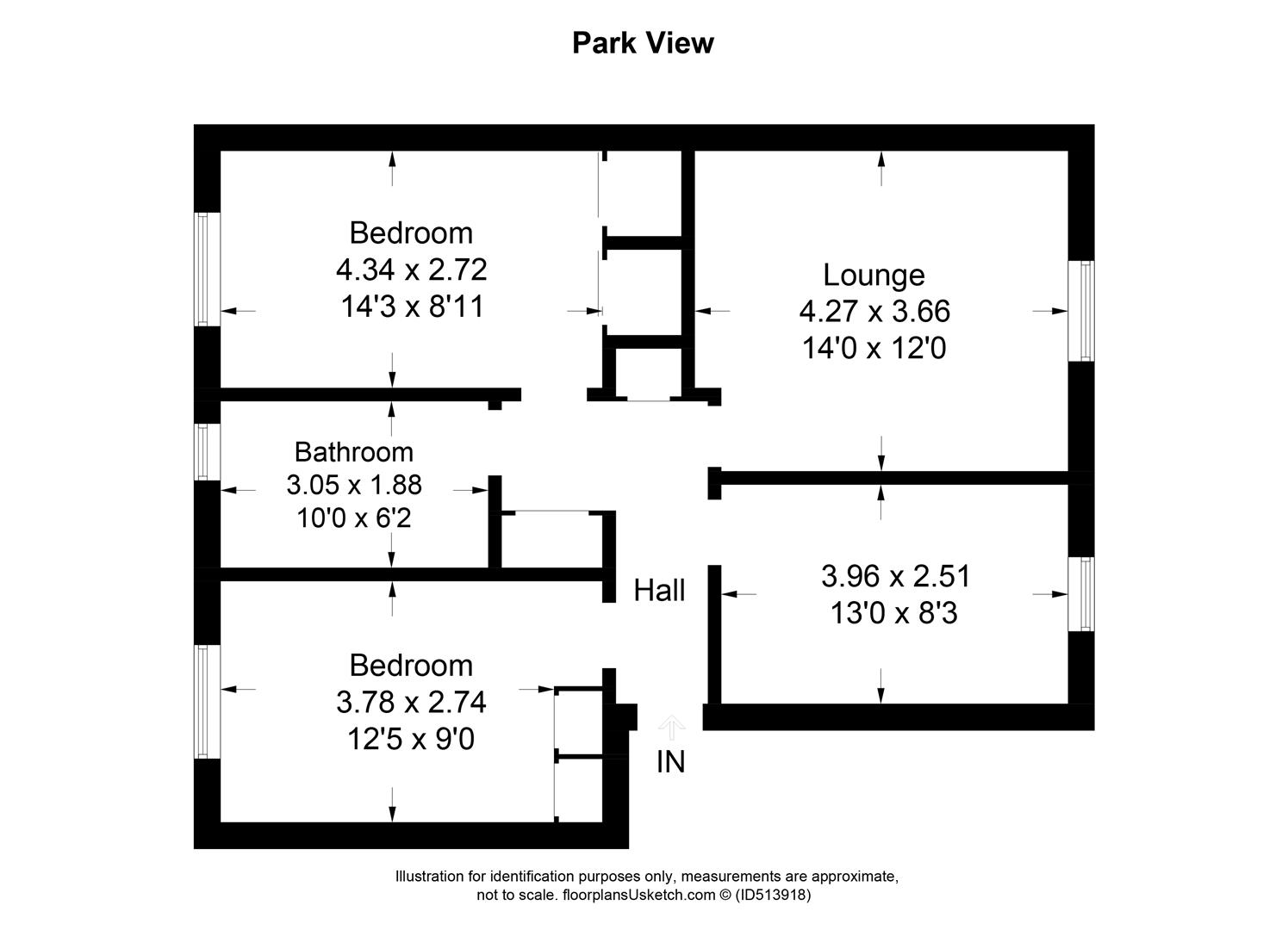 2 Bedrooms Flat for sale in Park View, Strathaven ML10