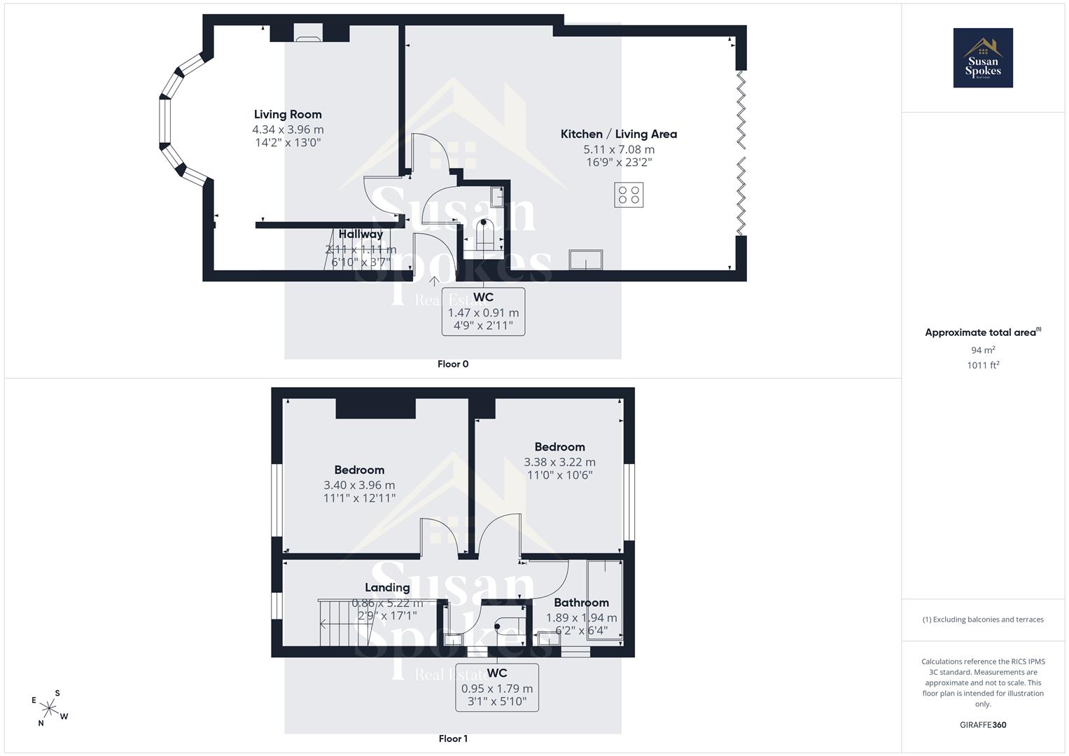 8, Forster Avenue, South Shields floorplan