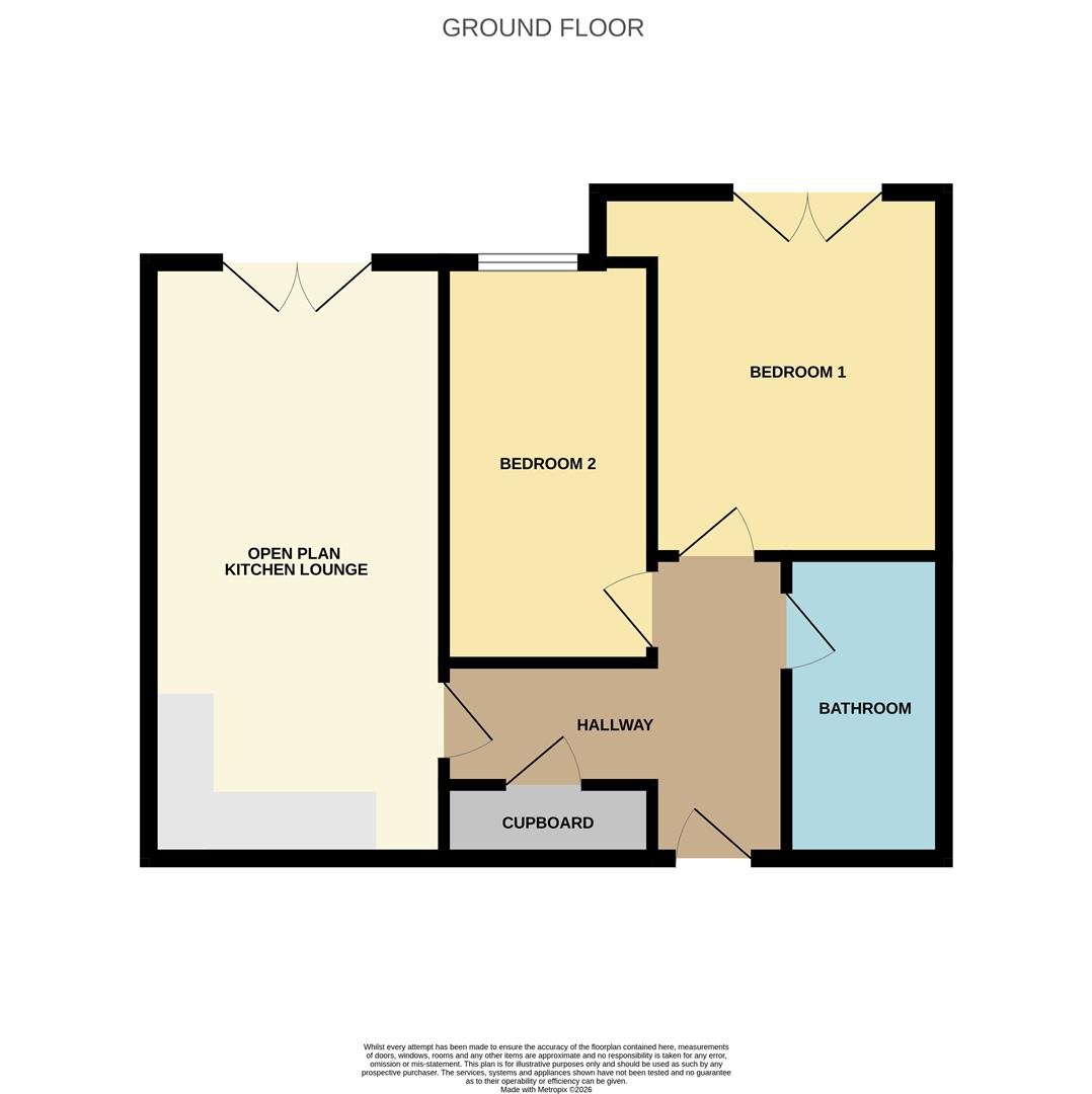 20 Trueman Court, Green Lane, Middlesbrough floorplan