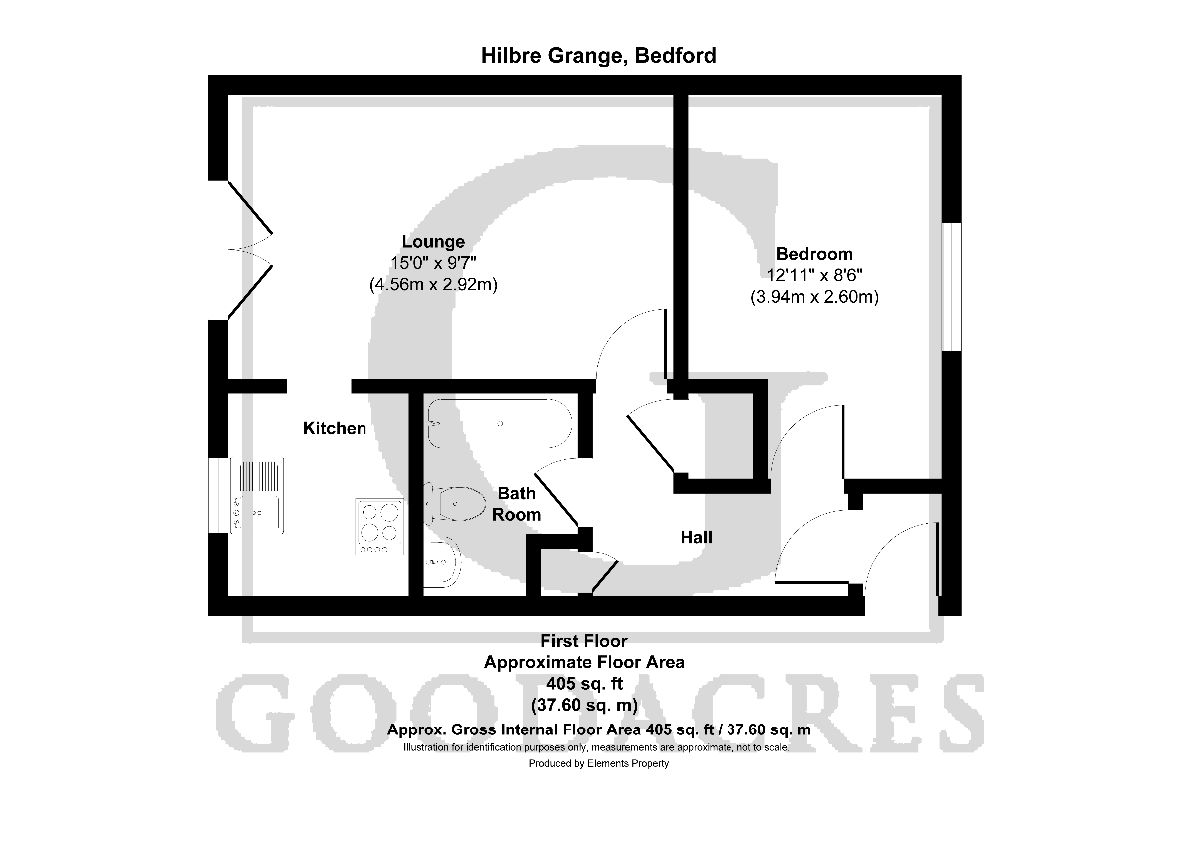 Hilbre Grange, Shakespeare Road, Bedford MK40, 1 bedroom flat for sale