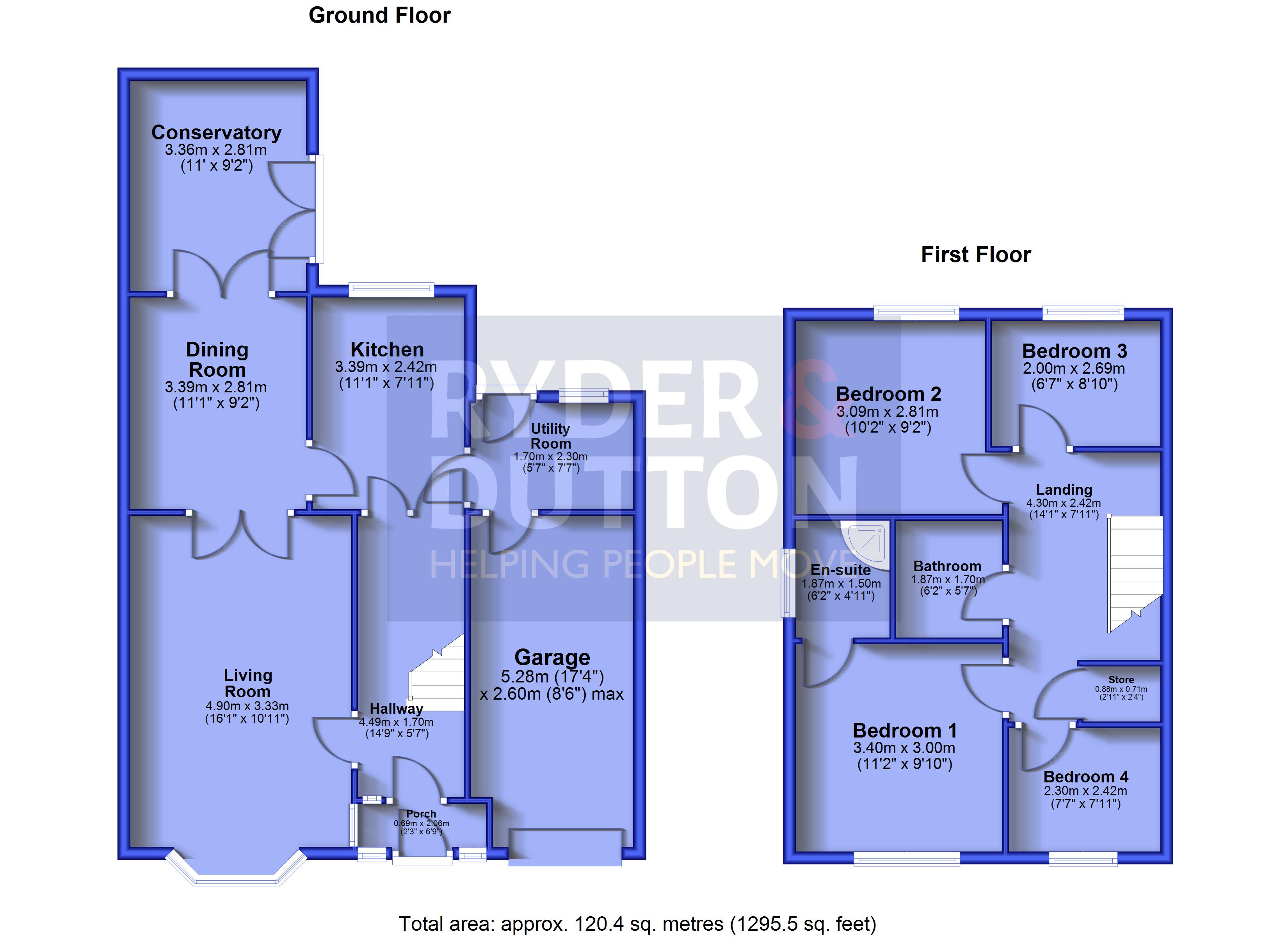 11, Winnats Close, Derbyshire floorplan