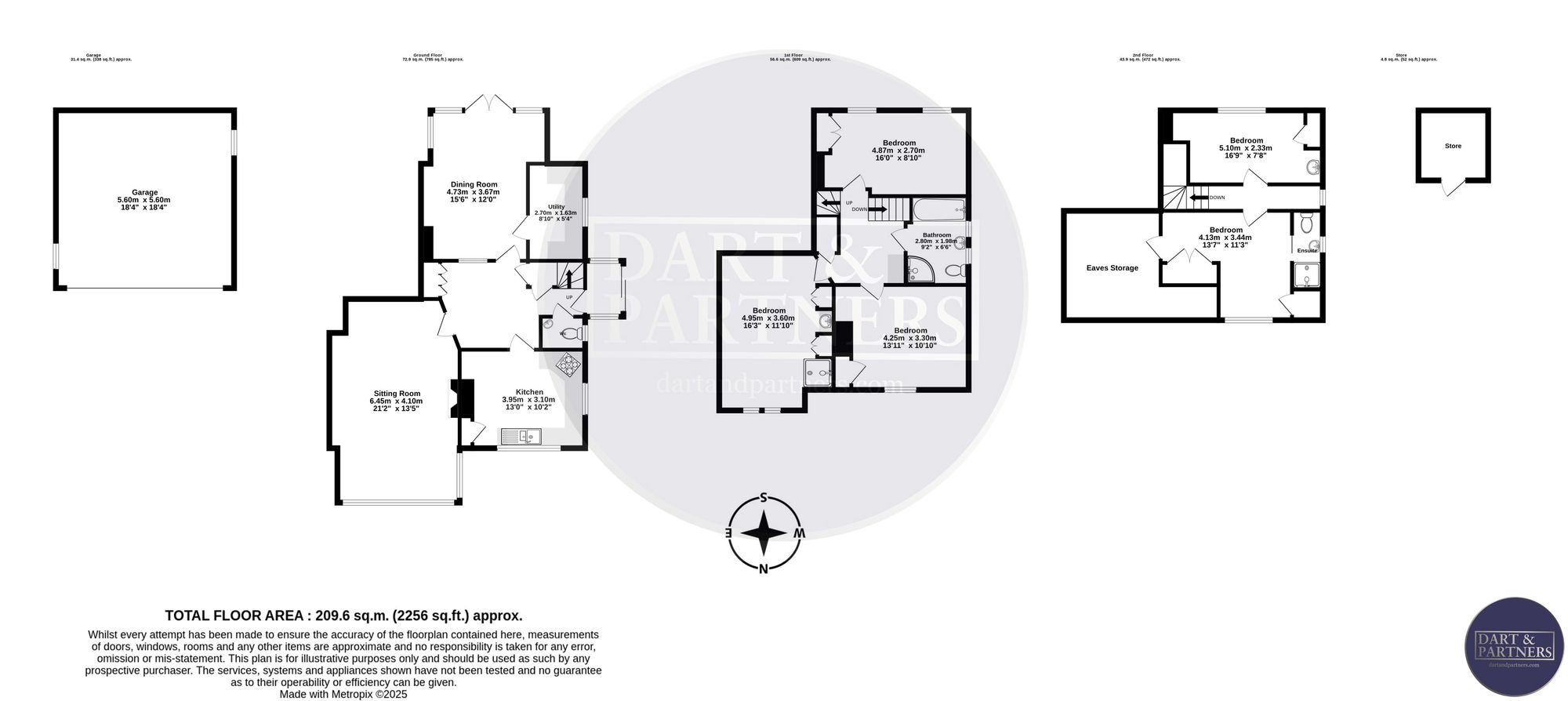 1 West Cliff Road, Dawlish floorplan