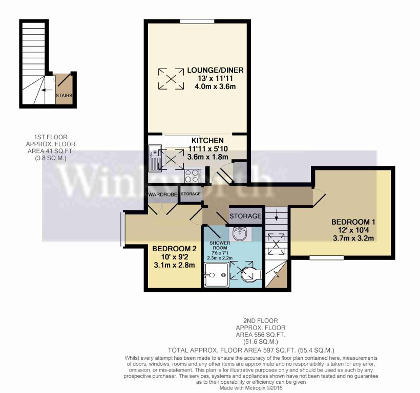 Flat 7, 55, Alexandra Road, Berkshire floorplan