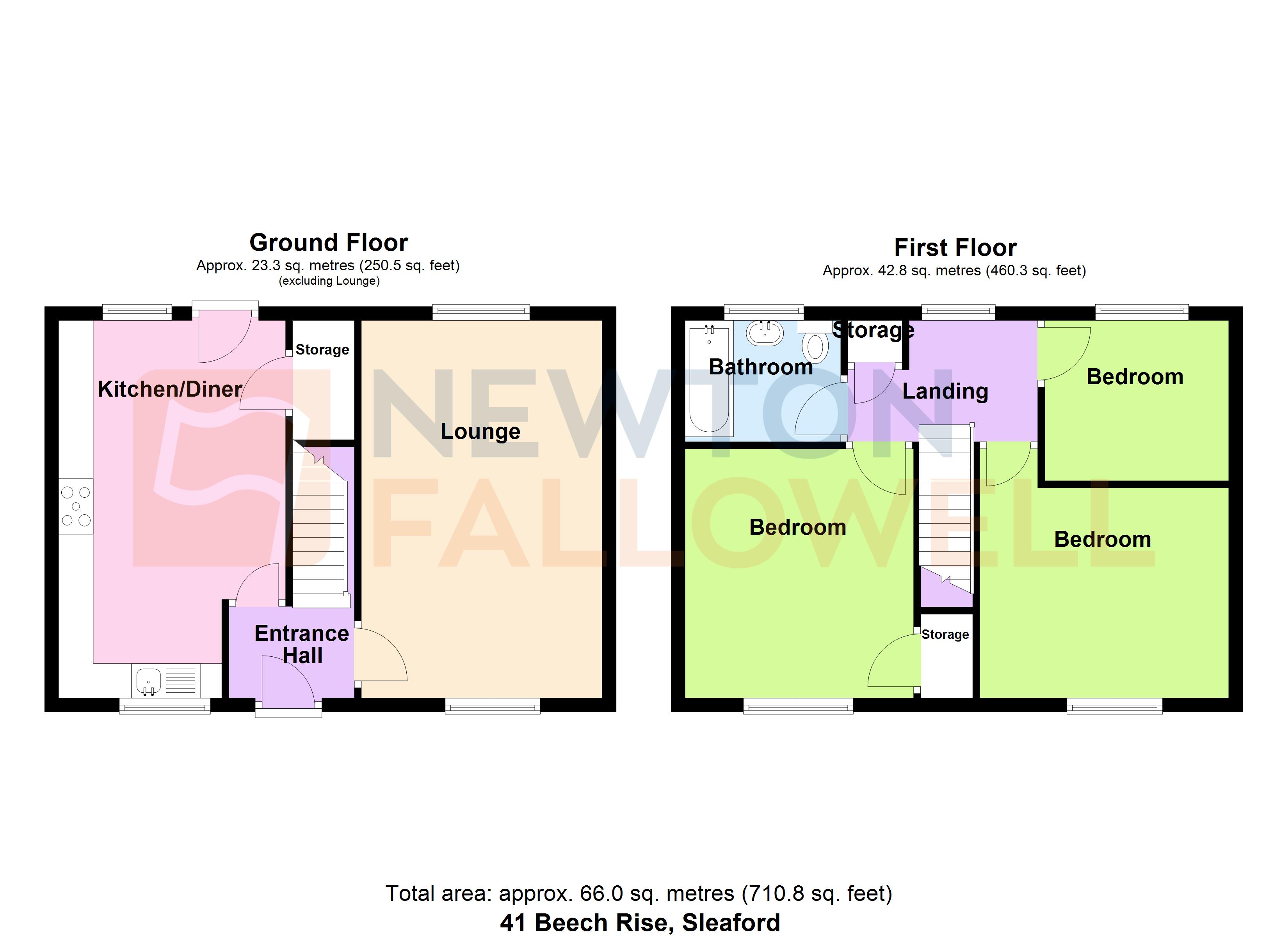 41, Beech Rise, Sleaford floorplan