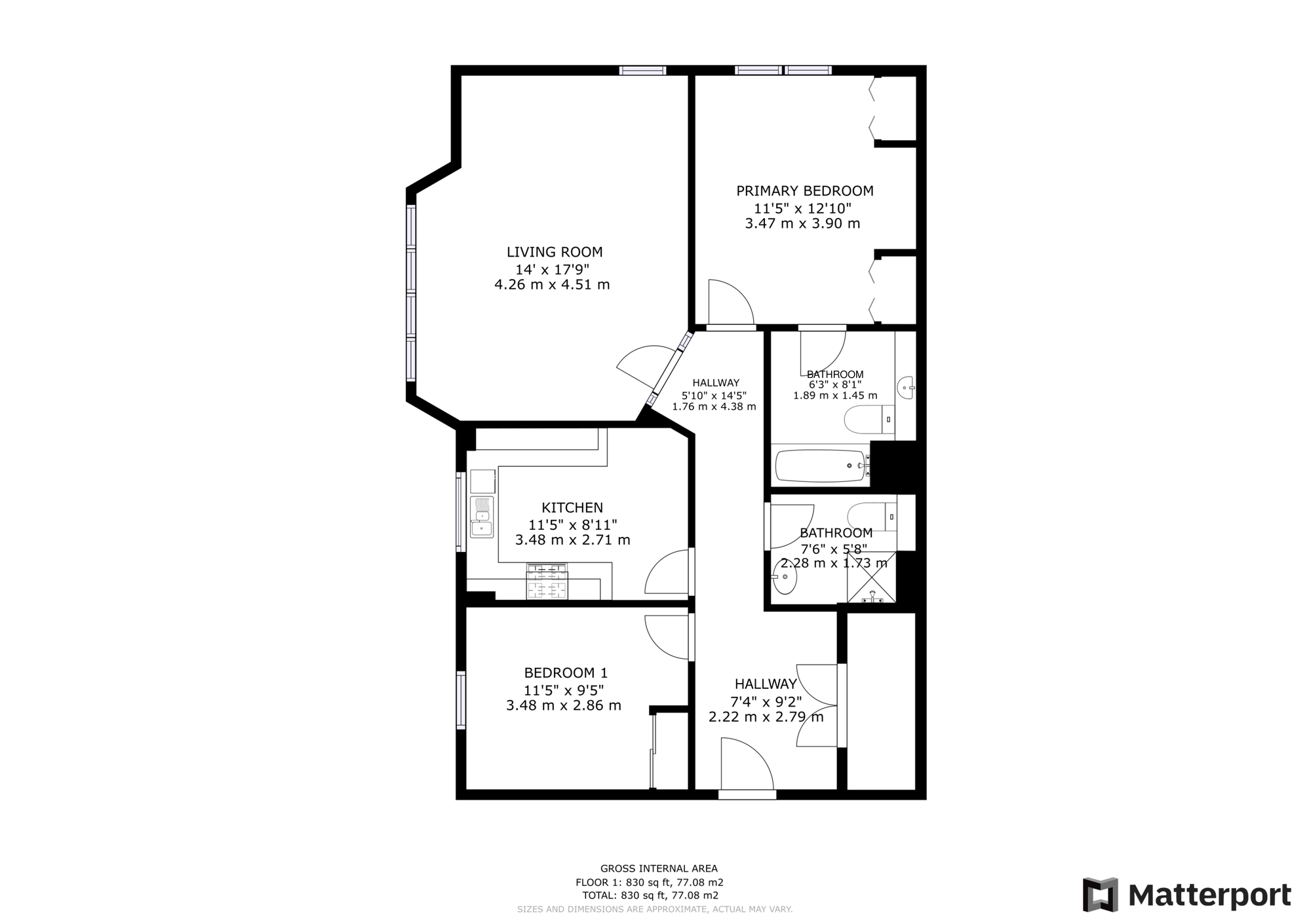 Riverside Park, Netherlee, East Renfrewshire G44, 2 bedroom flat for