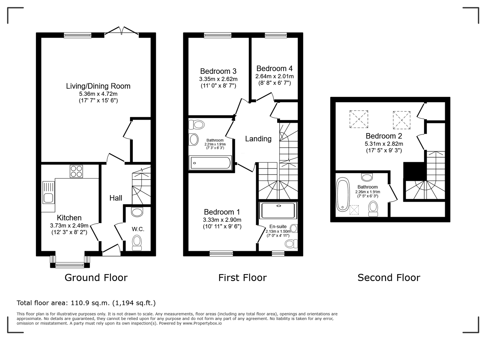 29, Highwood Crescent, Horsham floorplan