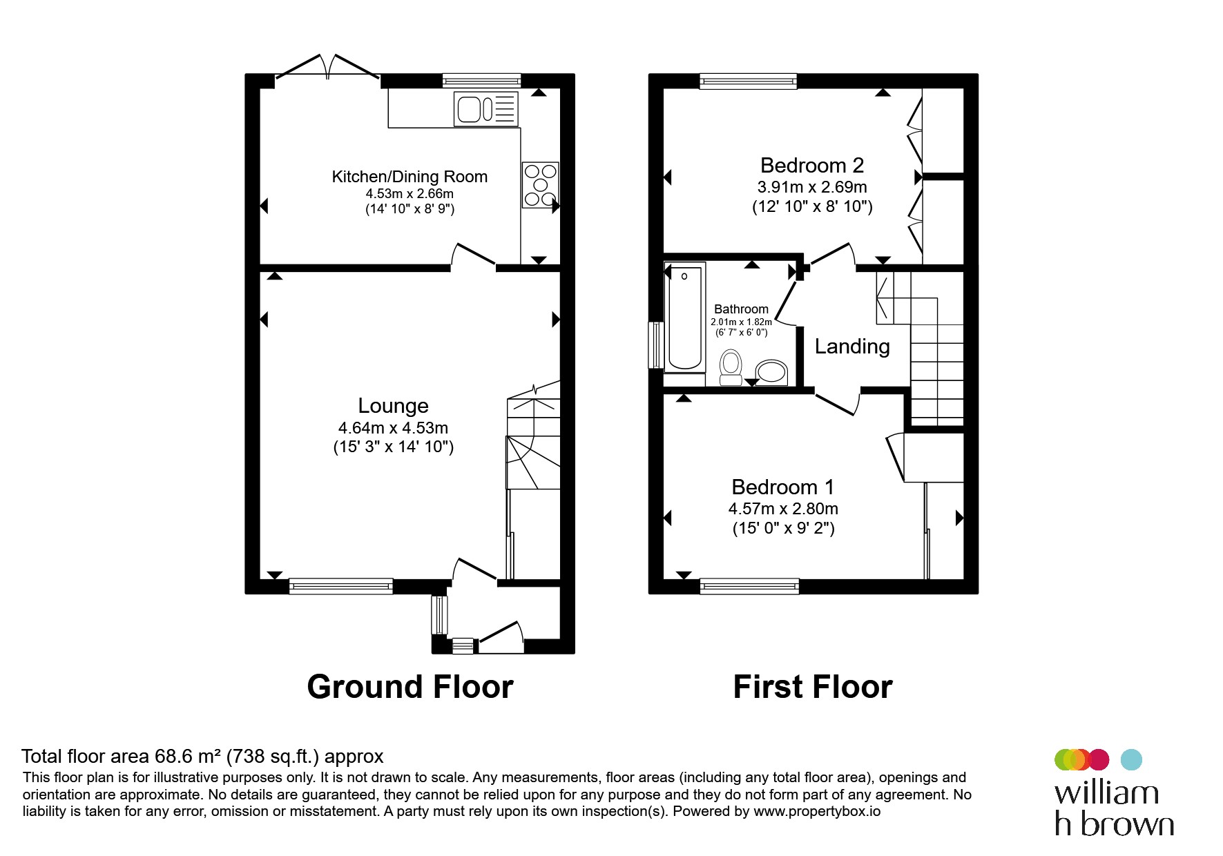 16, Millfield Close, Bungay floorplan