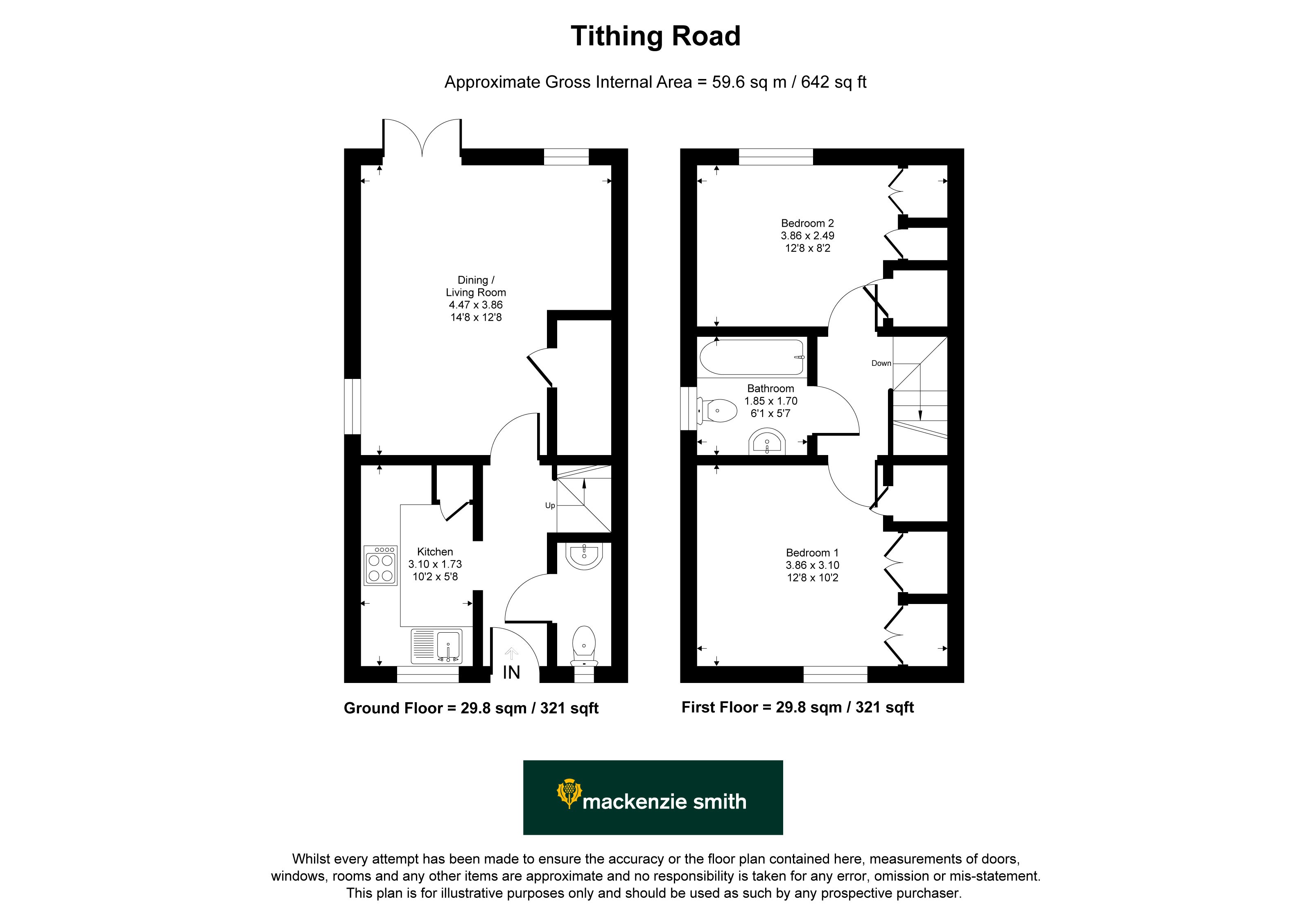 5, Tithing Road, Hampshire floorplan