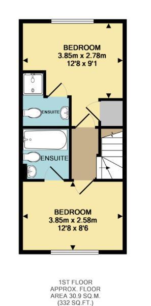 86, Berry Way, Andover floorplan