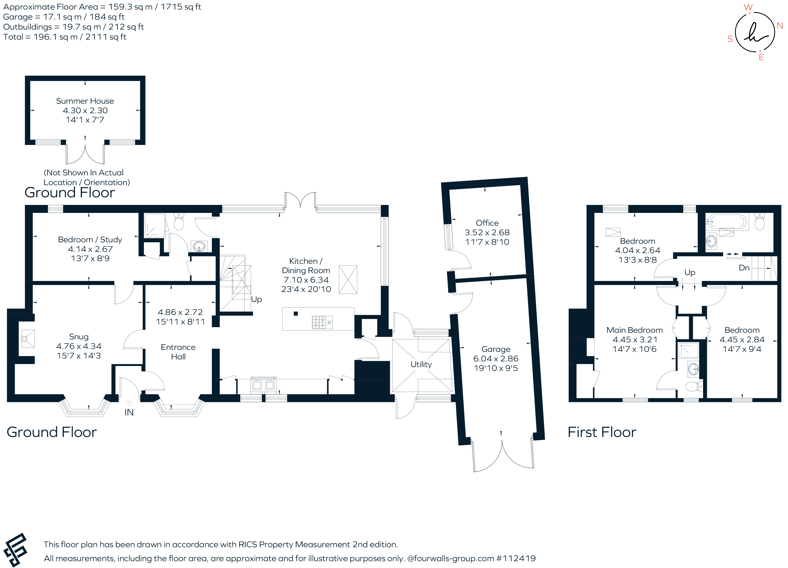 Mead House, Longwater Road, Eversley floorplan