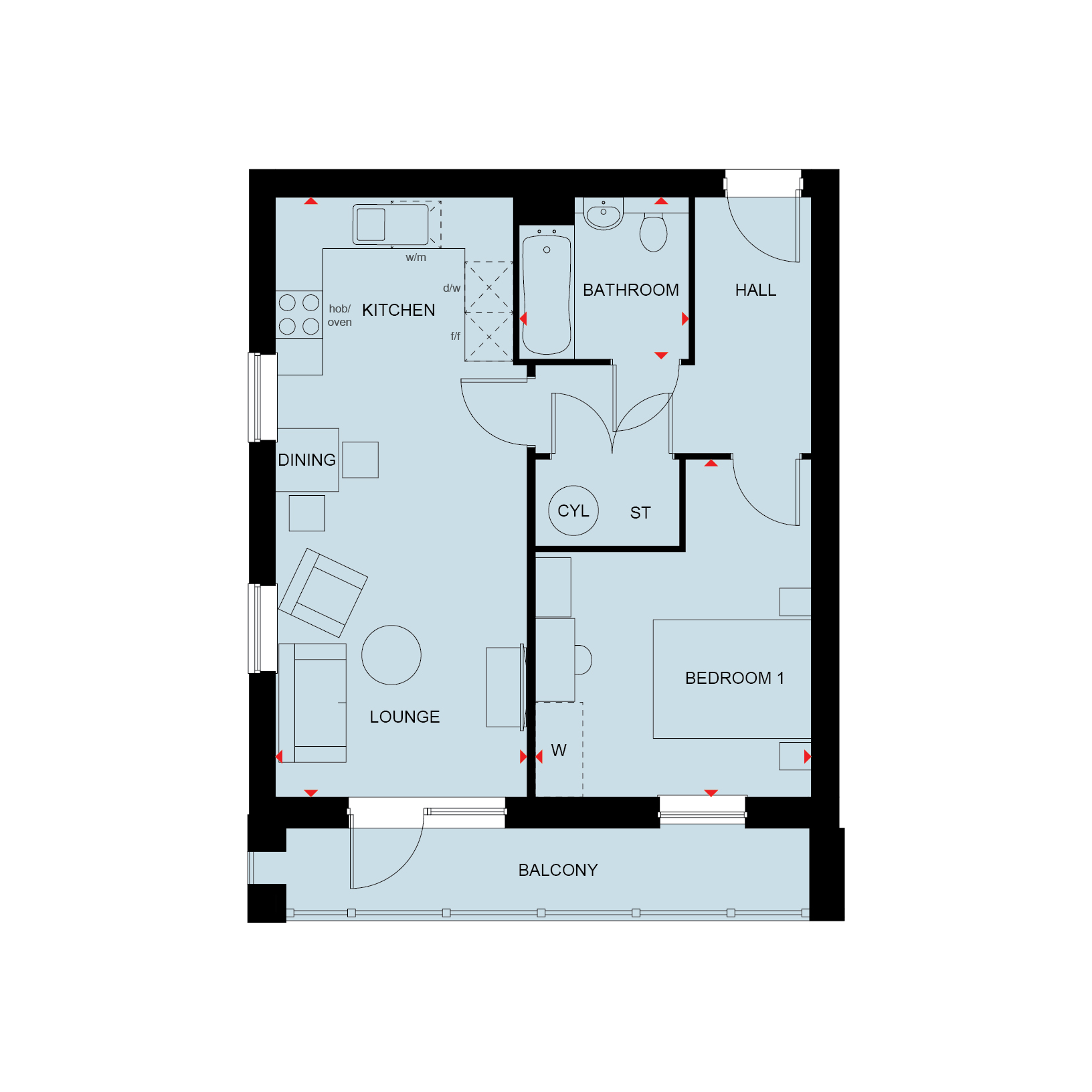 Home Straight, Newbury floorplan