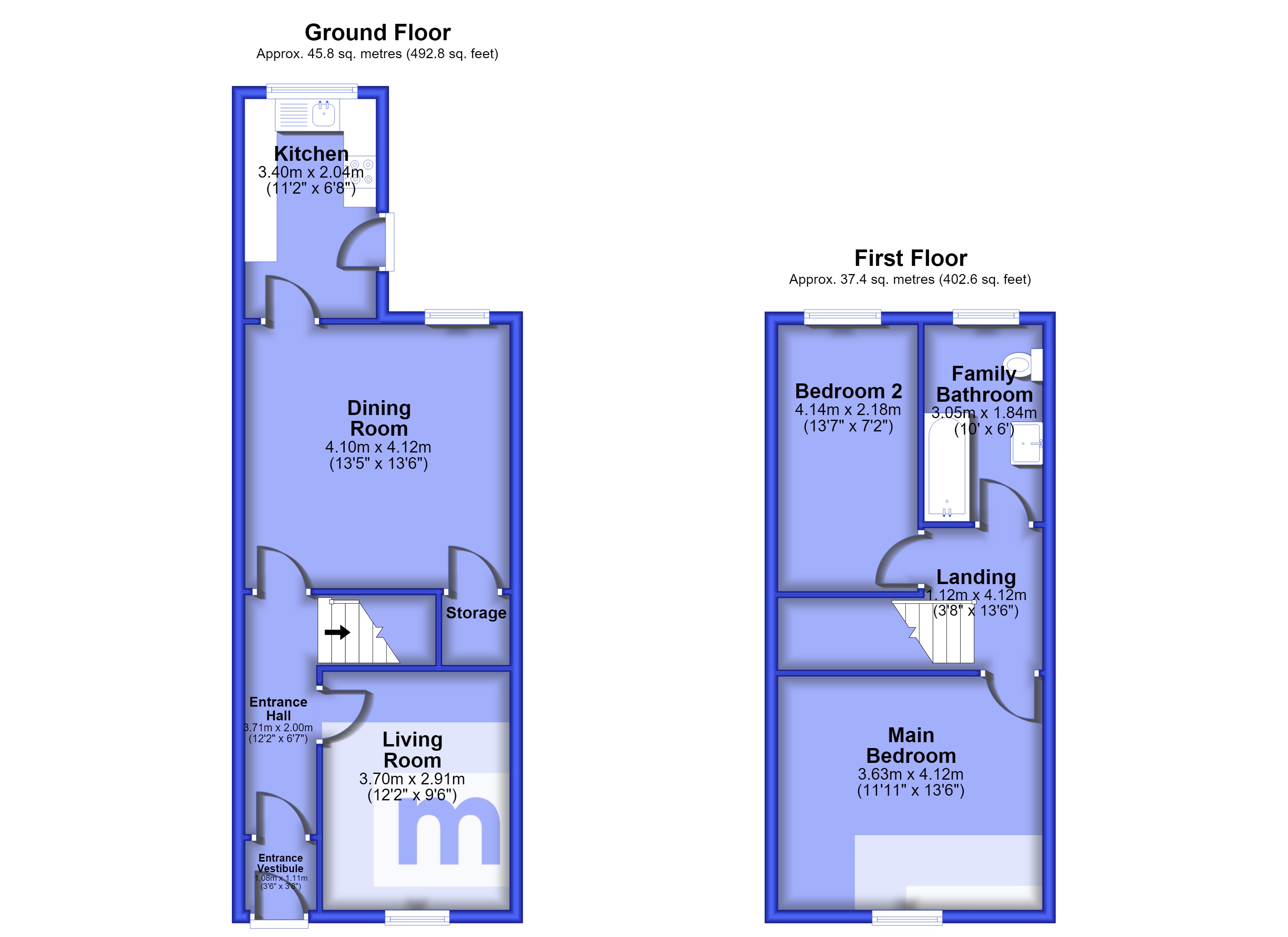 86, Cedar Street, Lancashire floorplan