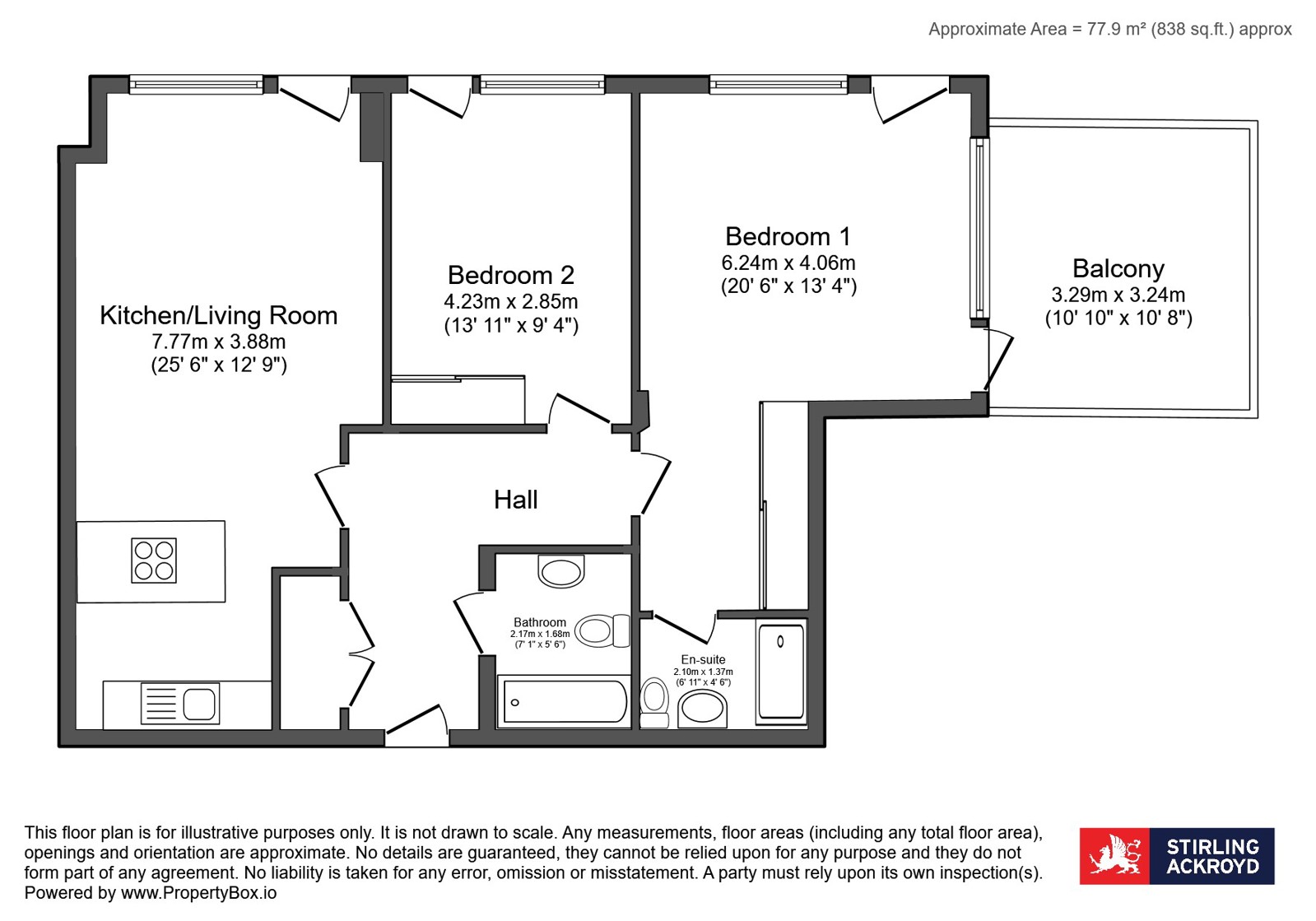 Apartment 13, Orchard Building, 25, Pear Tree Street, London floorplan