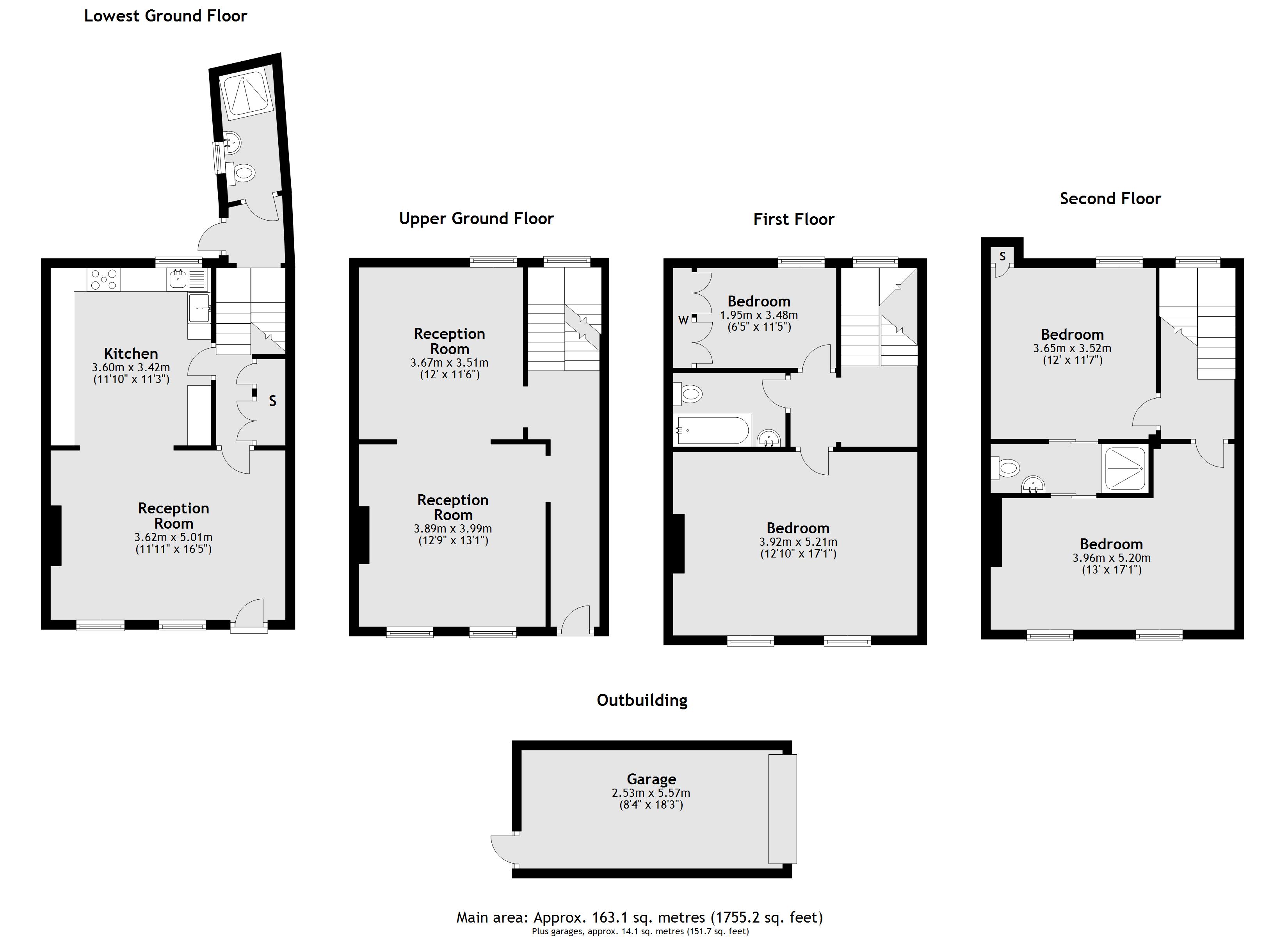 St Road, Kennington, London SE1, 4 bedroom terraced house for