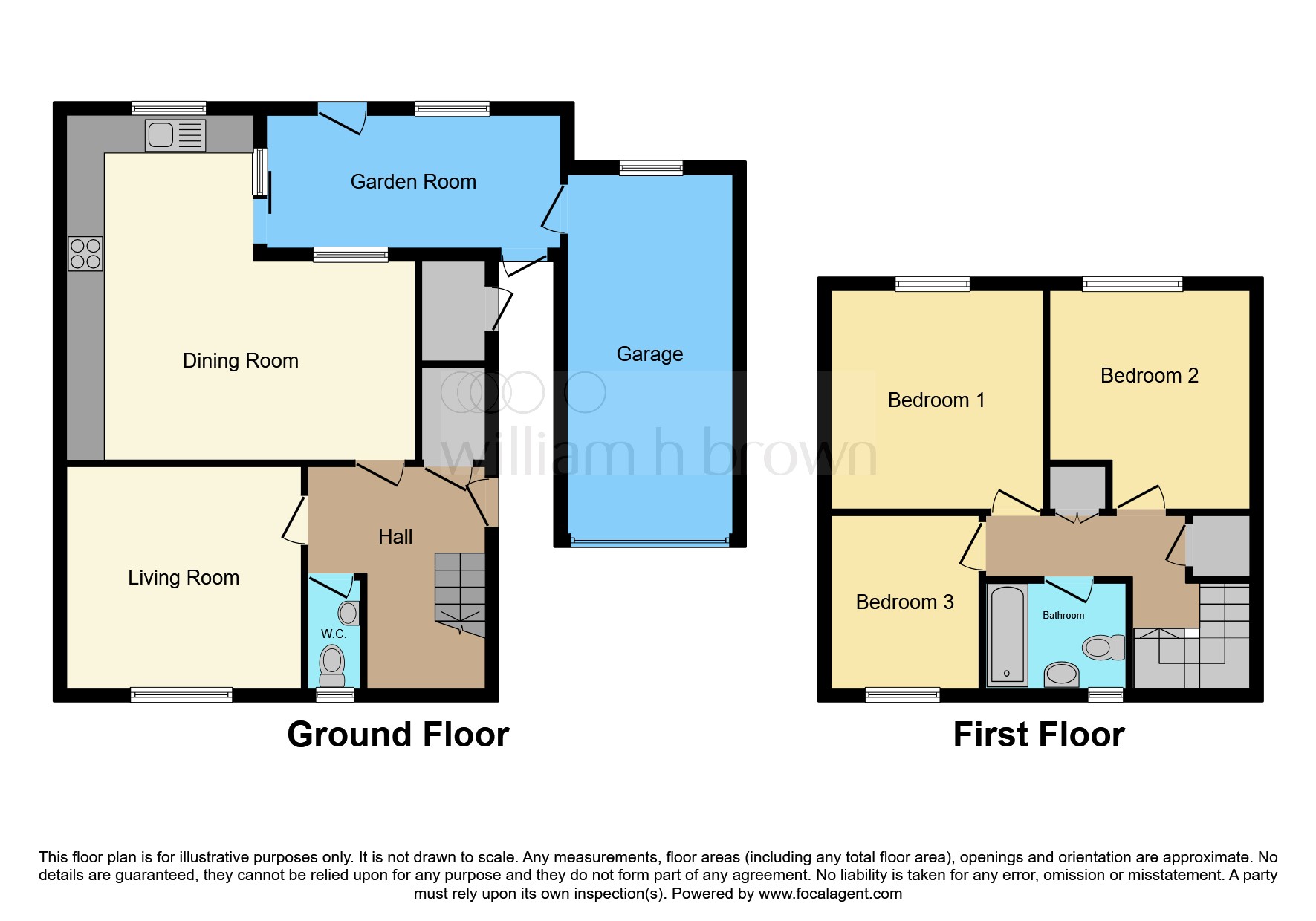 Willow Rose, Bradcar Road, Attleborough floorplan
