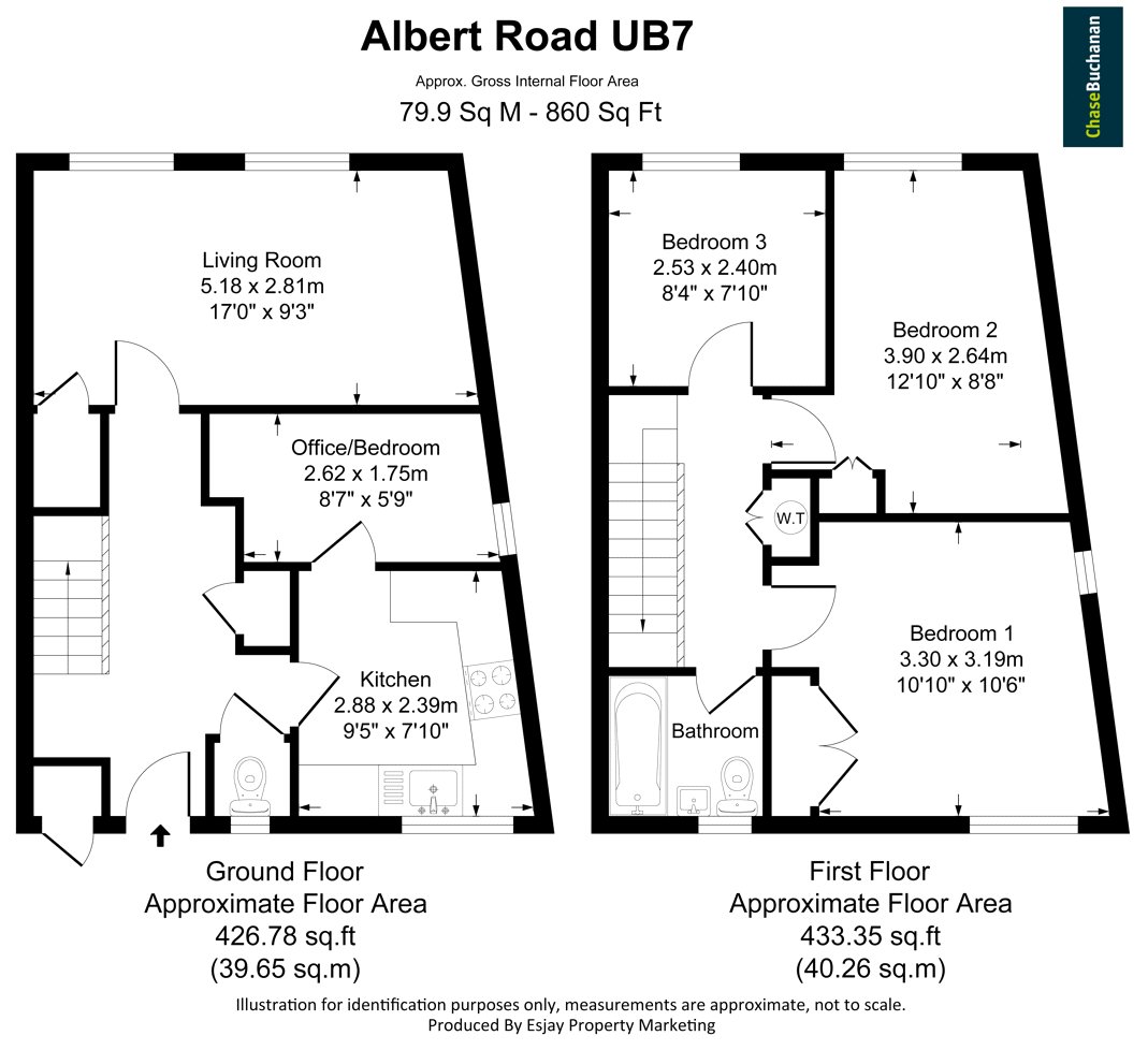 88, Albert Road, West Drayton floorplan