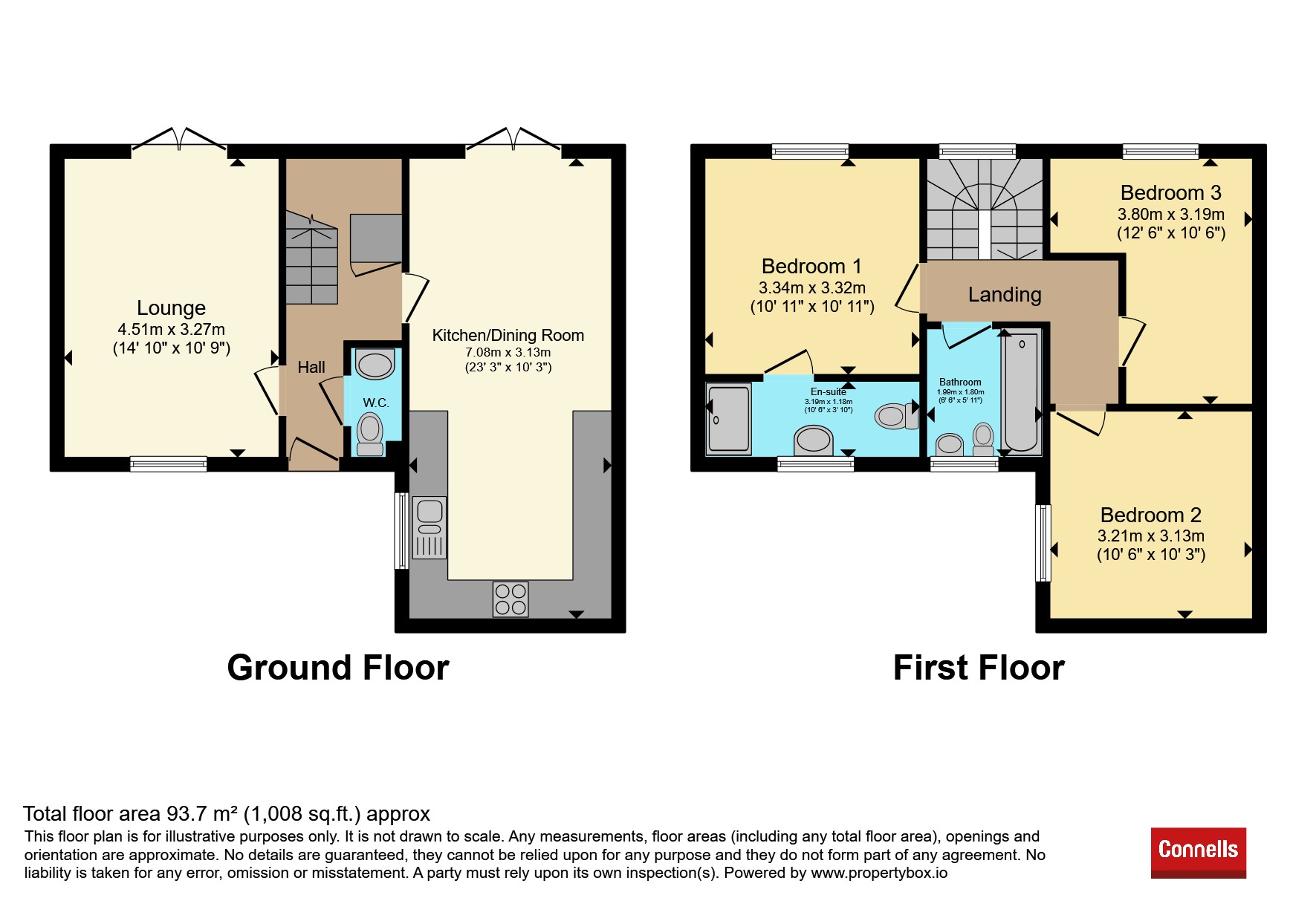 26, Emery Croft, Shefford floorplan