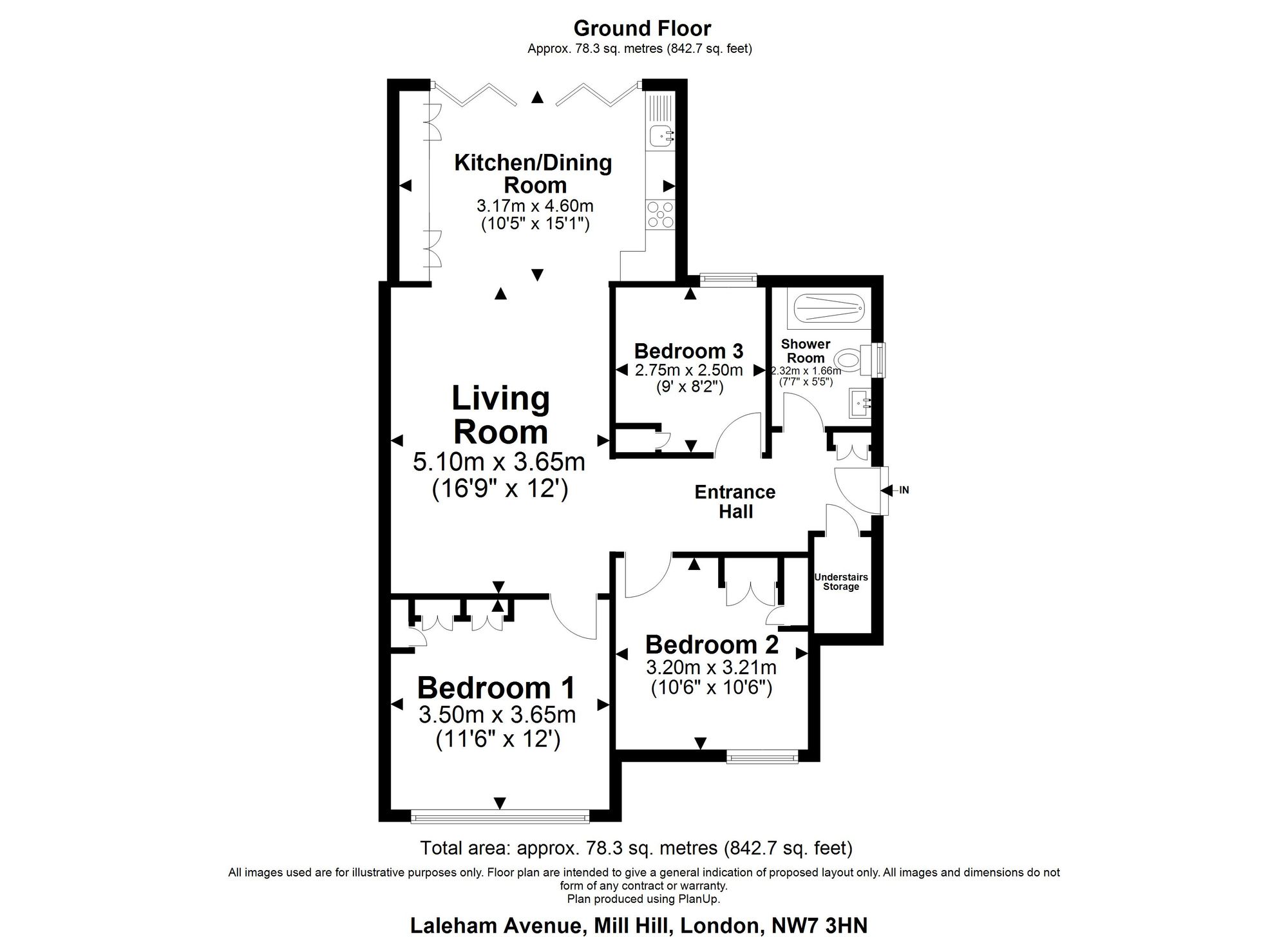 Laleham Avenue, London, NW7 floorplan