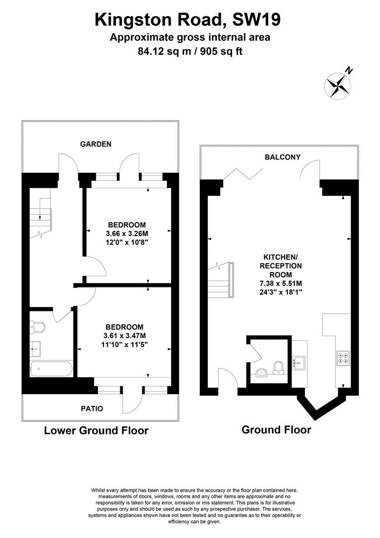 6, Wimbledon Court 63A, Kingston Road, Wimbledon floorplan