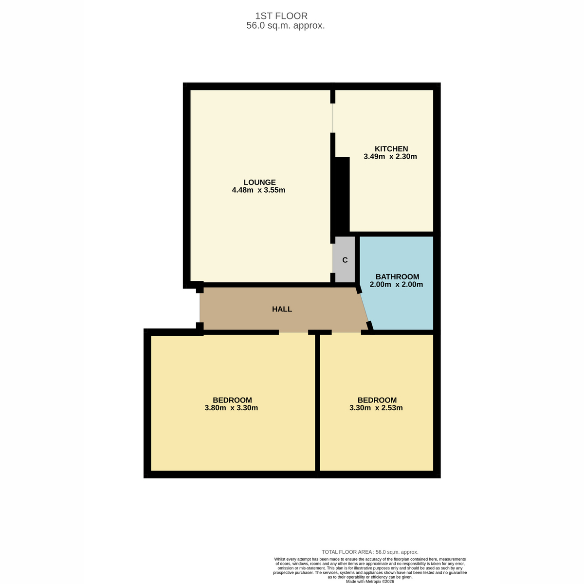 72b, Panmure Street, Dundee floorplan