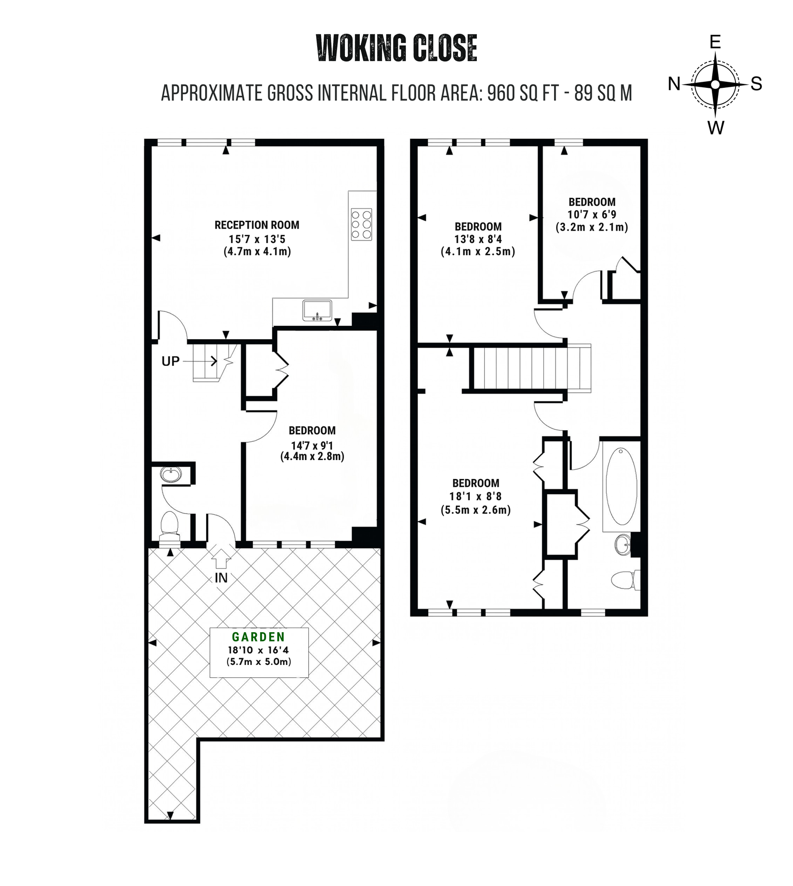 101, Woking Close, Putney floorplan