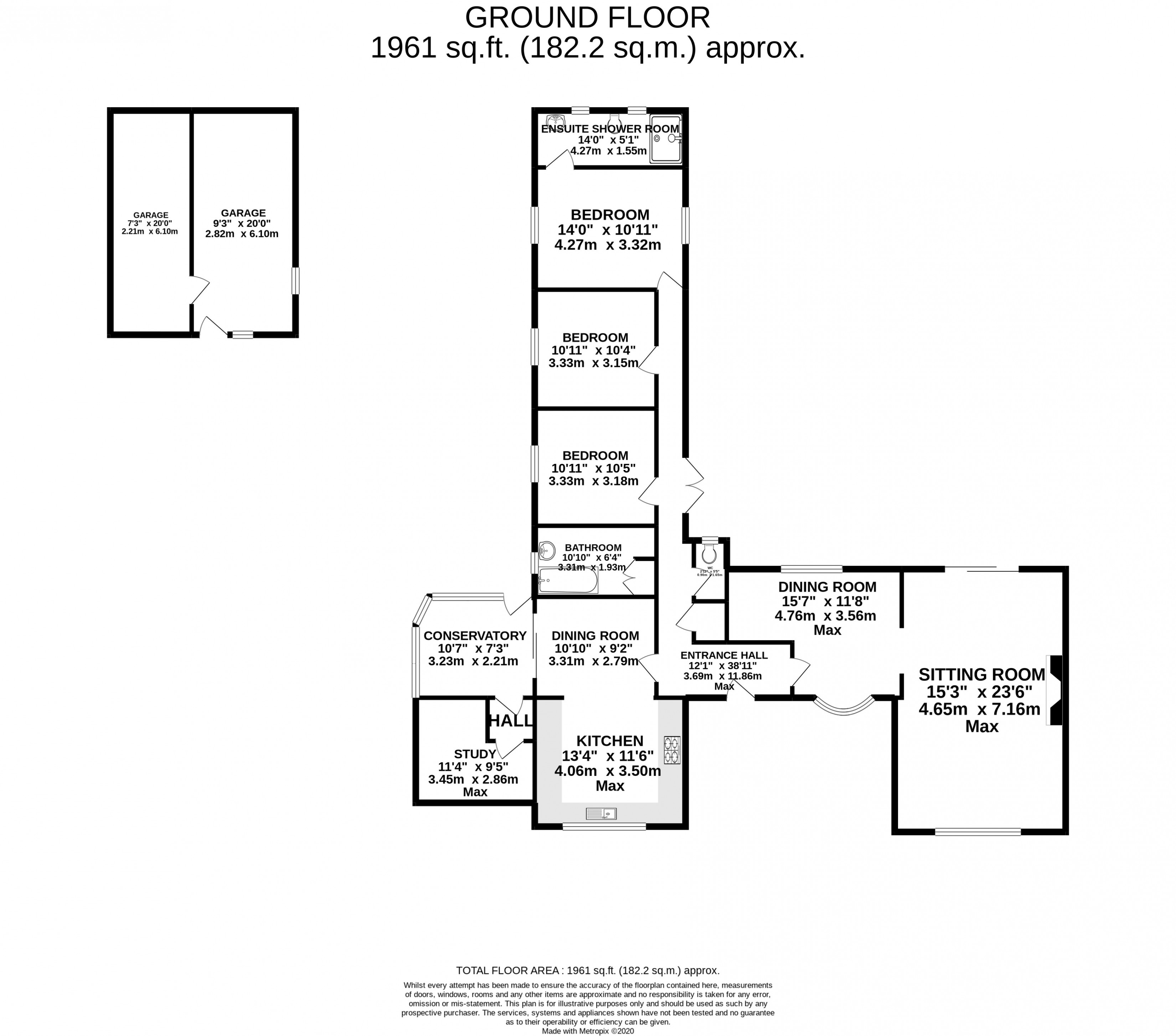 Mobberley Road, Wilmslow SK9, 3 bedroom detached bungalow for sale