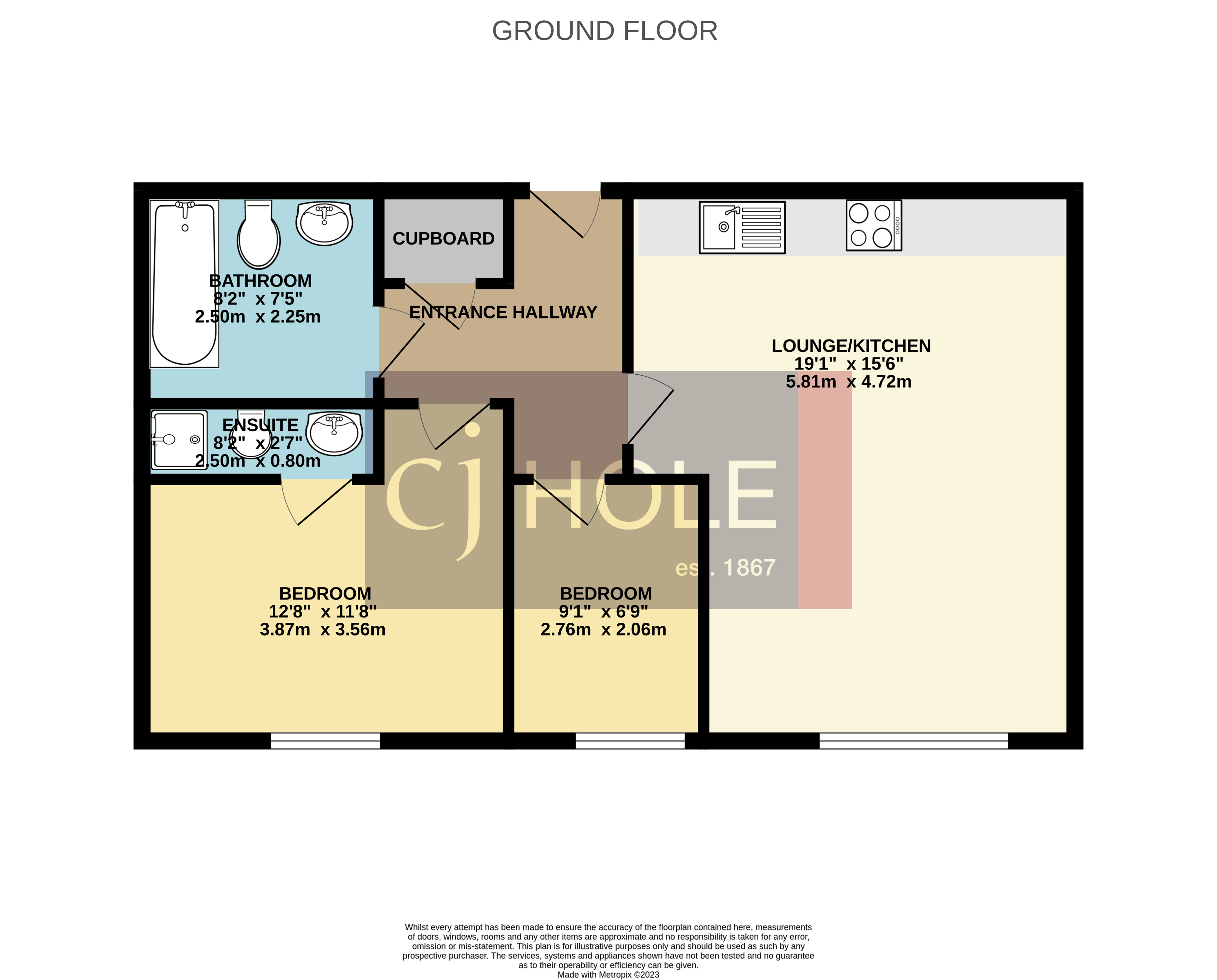 50, Elmtree Way, Bristol floorplan