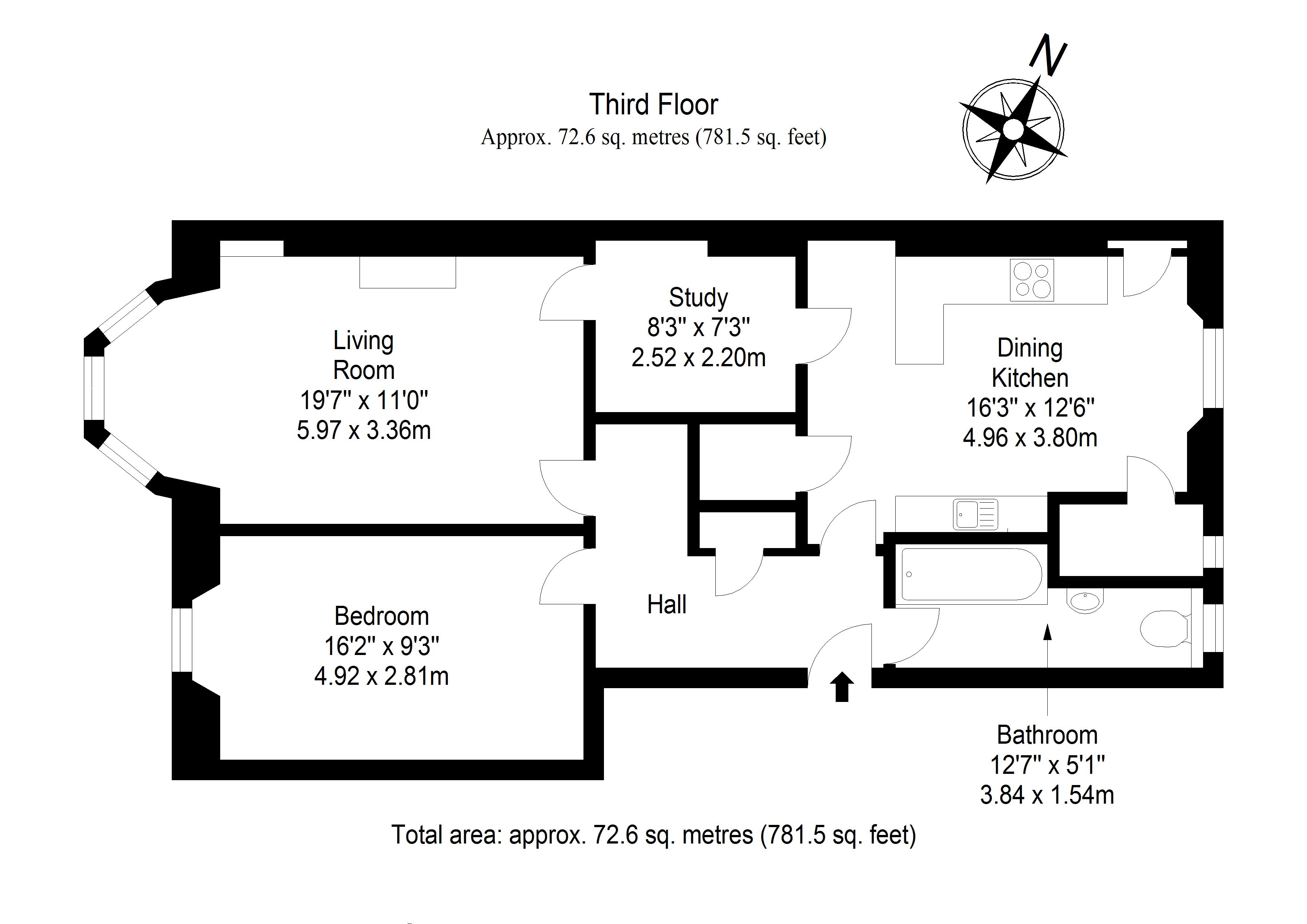 1 Bedrooms Flat for sale in 14 (3F2) Viewforth, Bruntsfield EH10