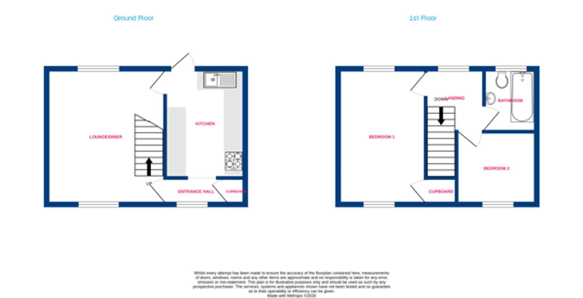17 Burgundy Gardens, Basildon floorplan