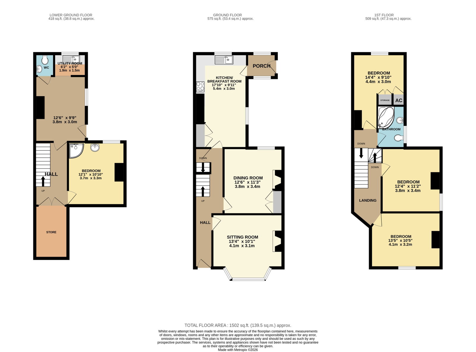 21, Queens Road, Great Malvern floorplan