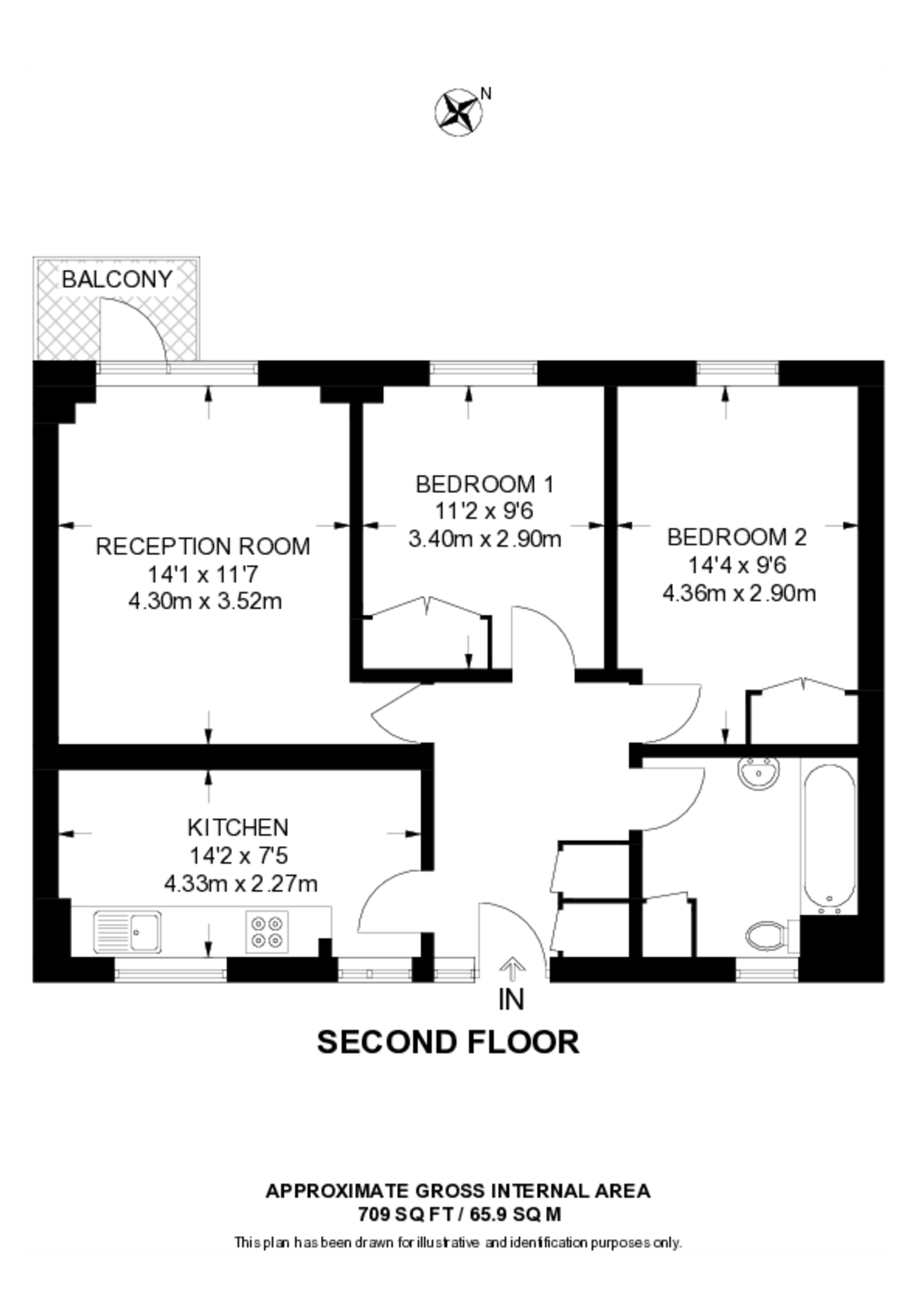 Redlands Way, Brixton Hill floorplan