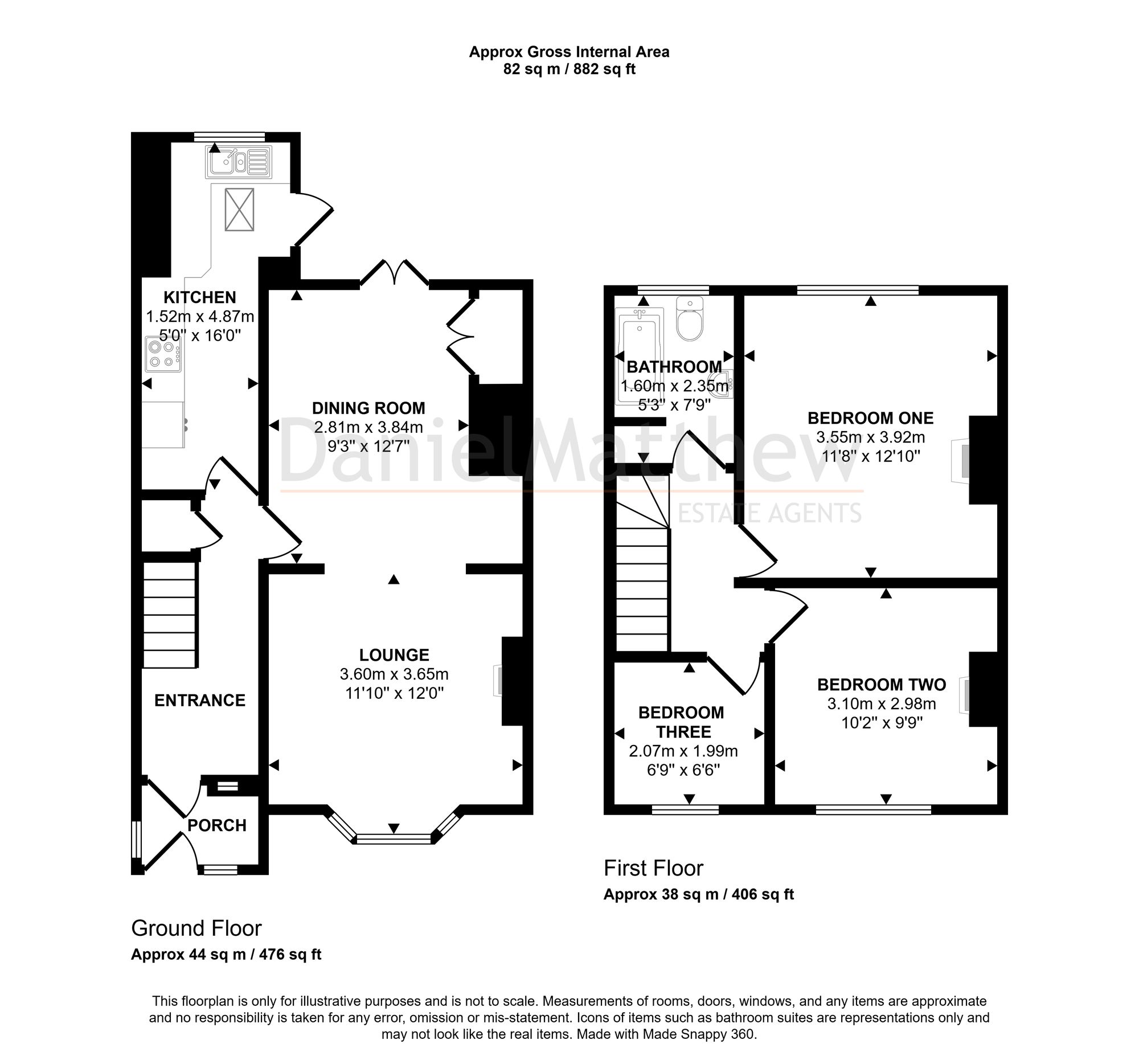32 Cemetery Road, Bridgend floorplan