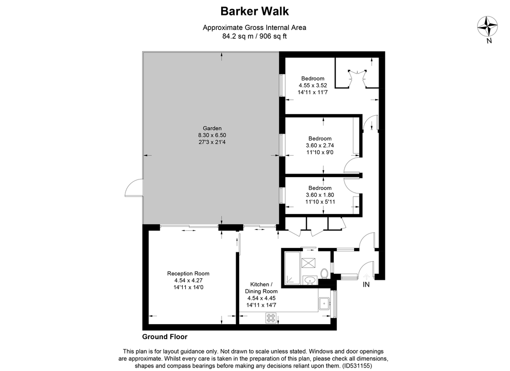 3 Bedrooms Semi-detached house for sale in Barker Walk, London SW16