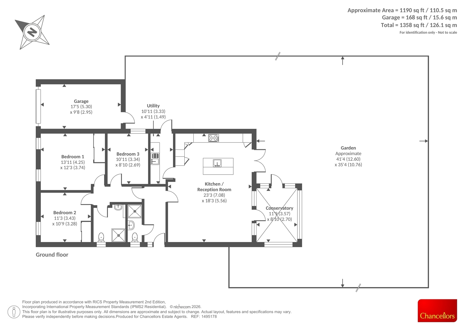 97, West Way, Oxford floorplan