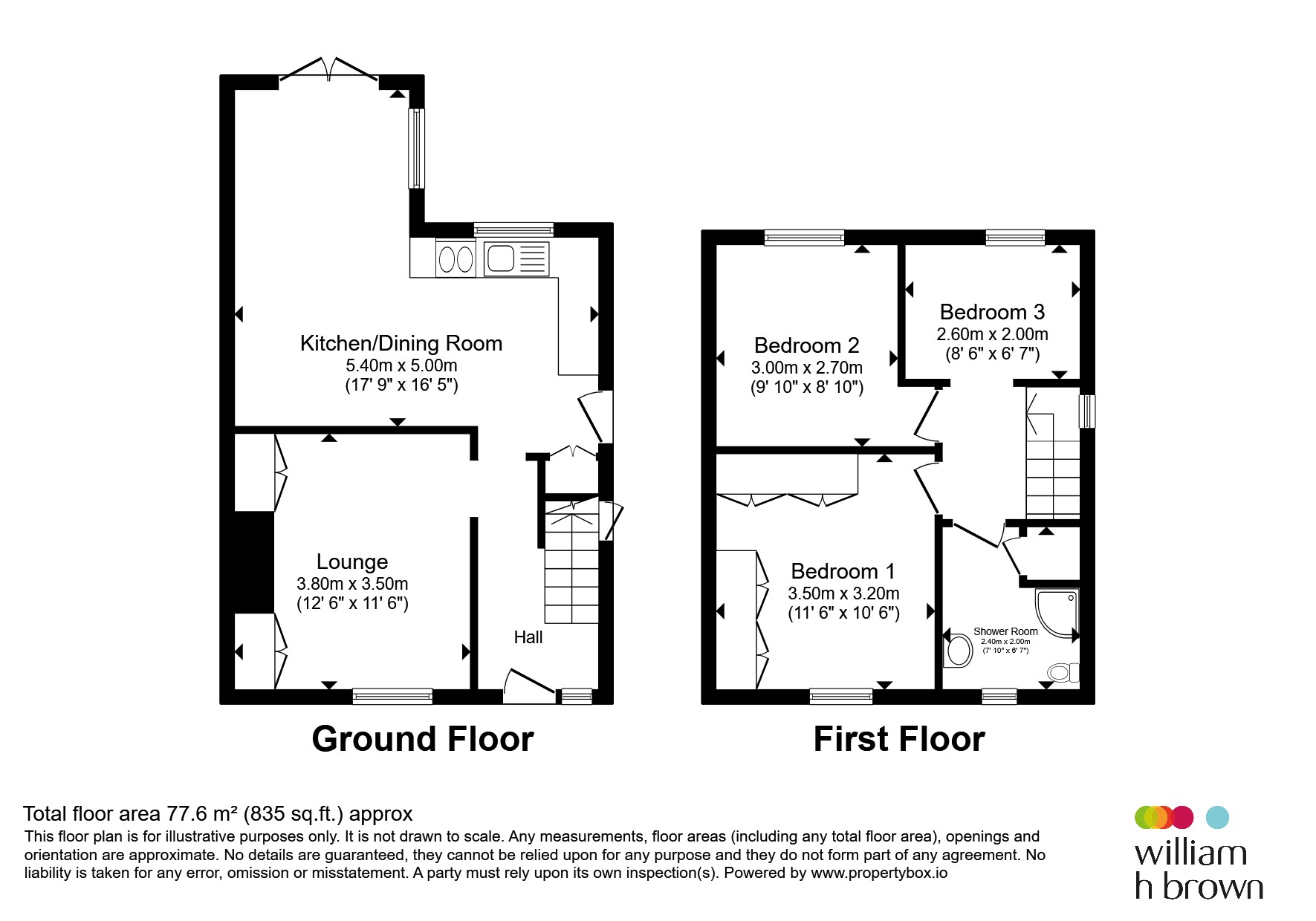 22, Bachelor Road, Harrogate floorplan