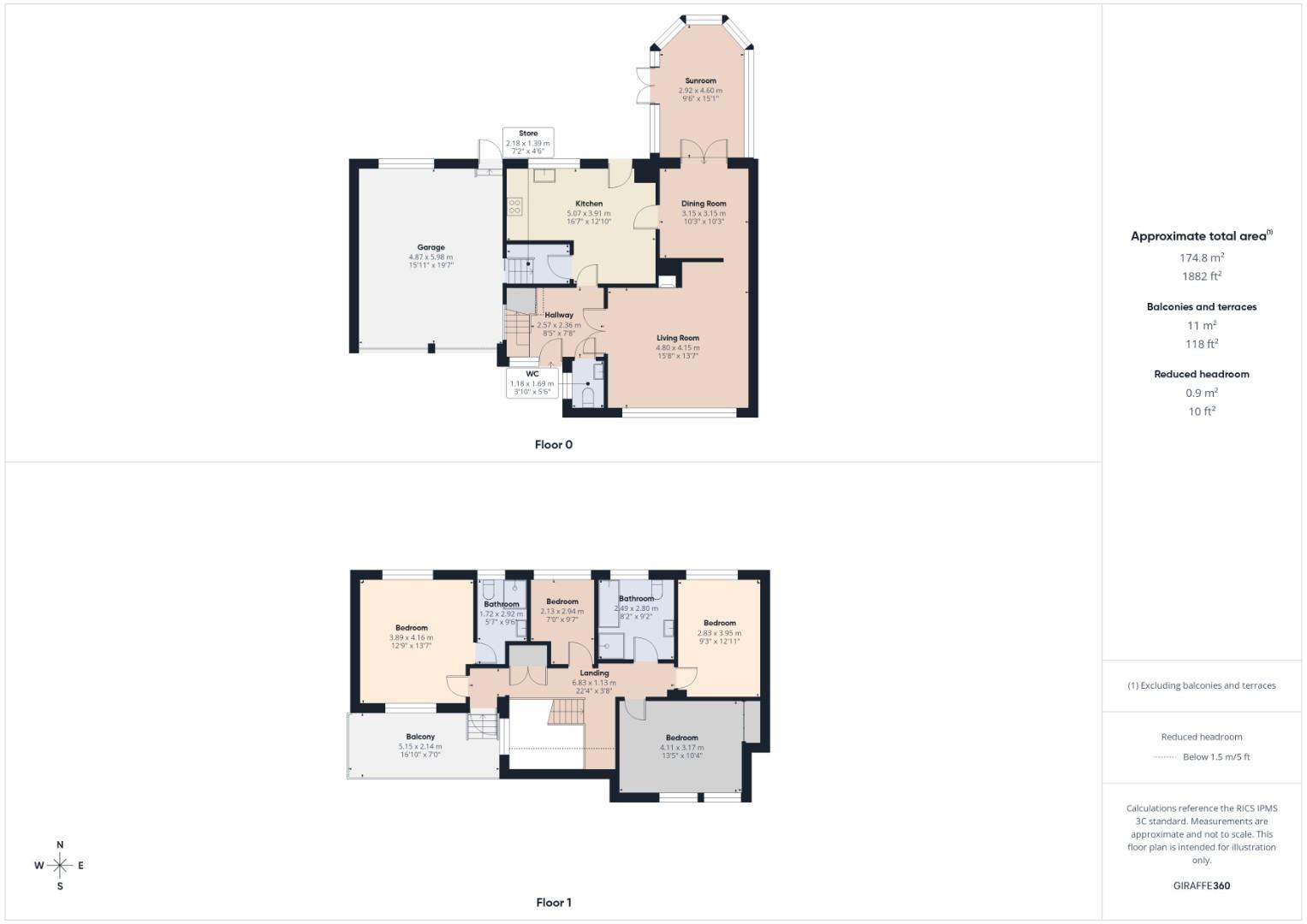 36, Oakwood Drive, Bingley floorplan