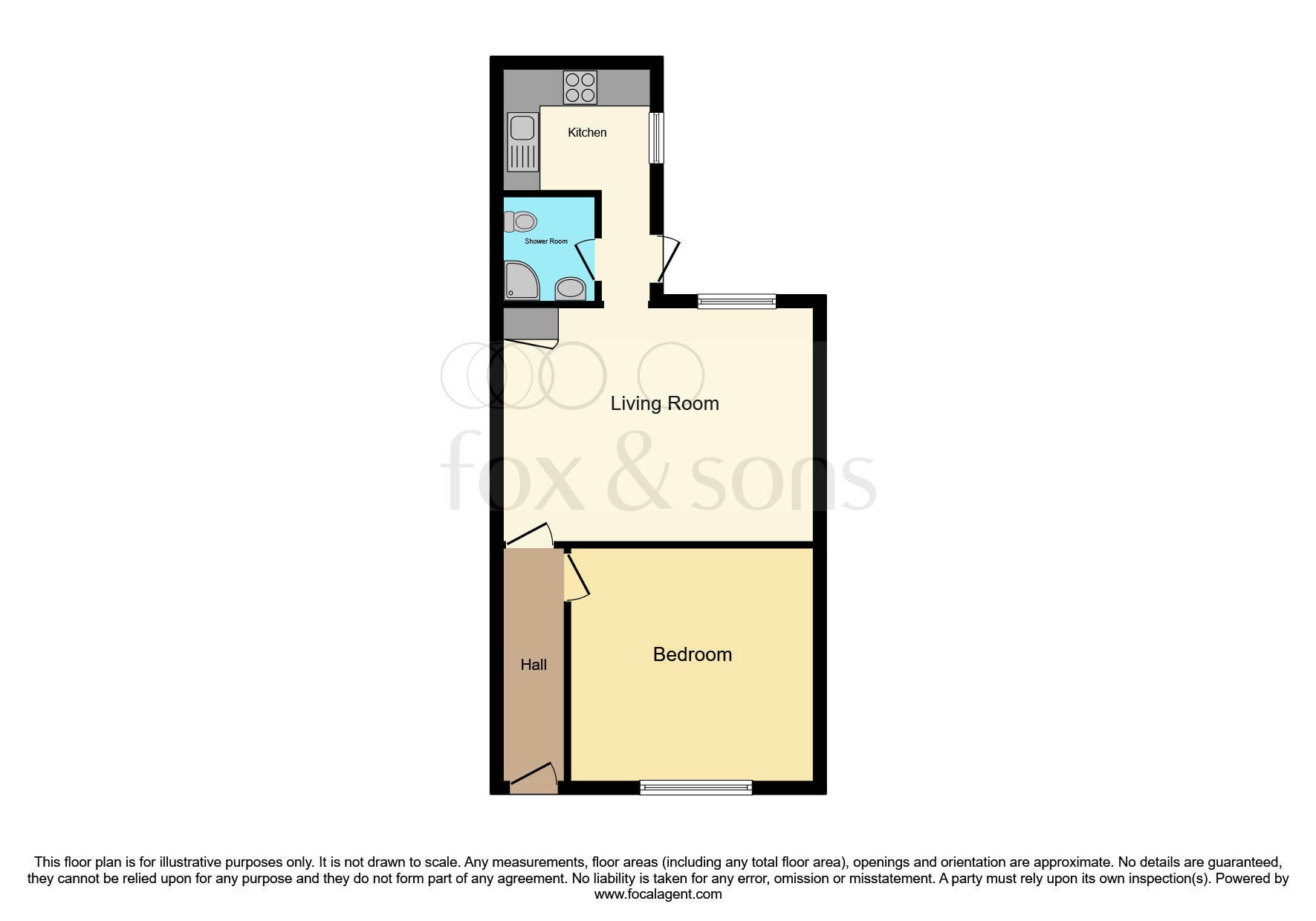 Flat 1, 71, Dorchester Road, Weymouth floorplan