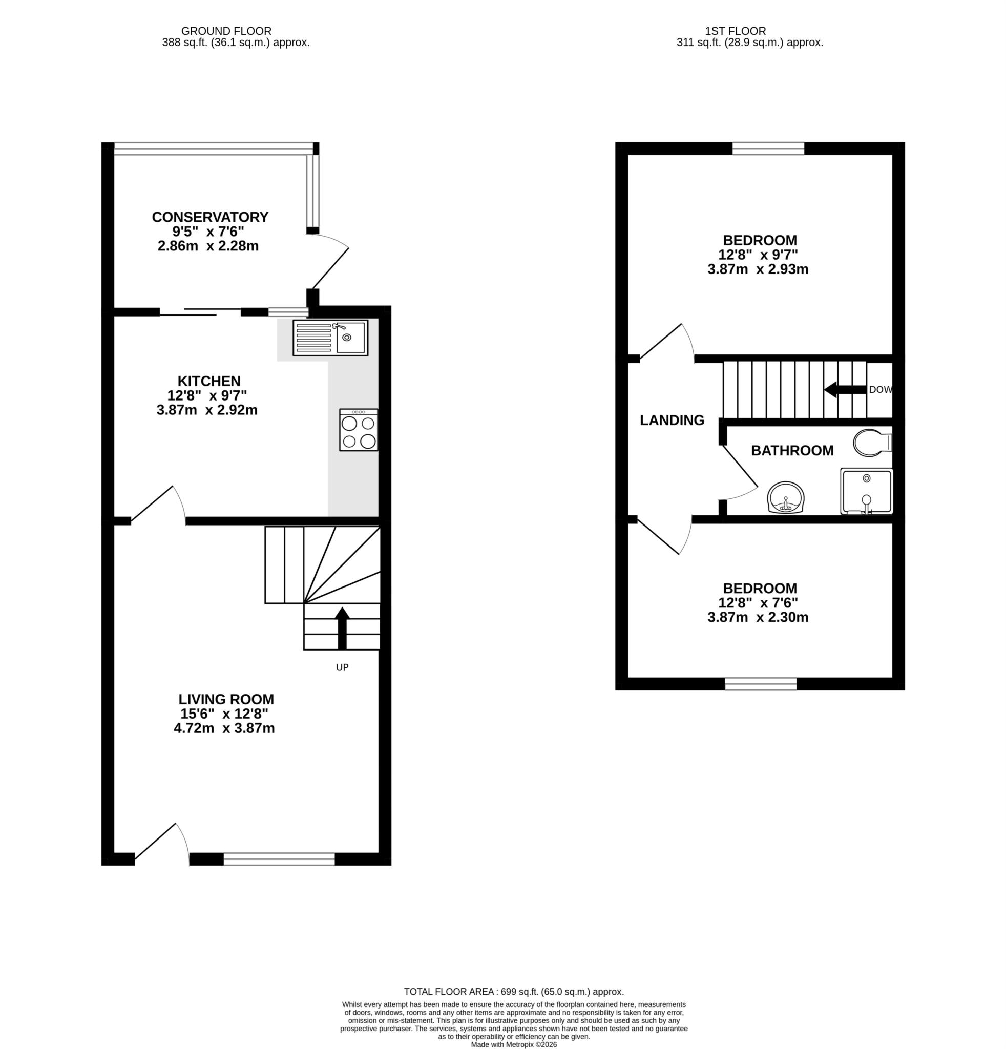 3, Birtles Way, Norwich floorplan