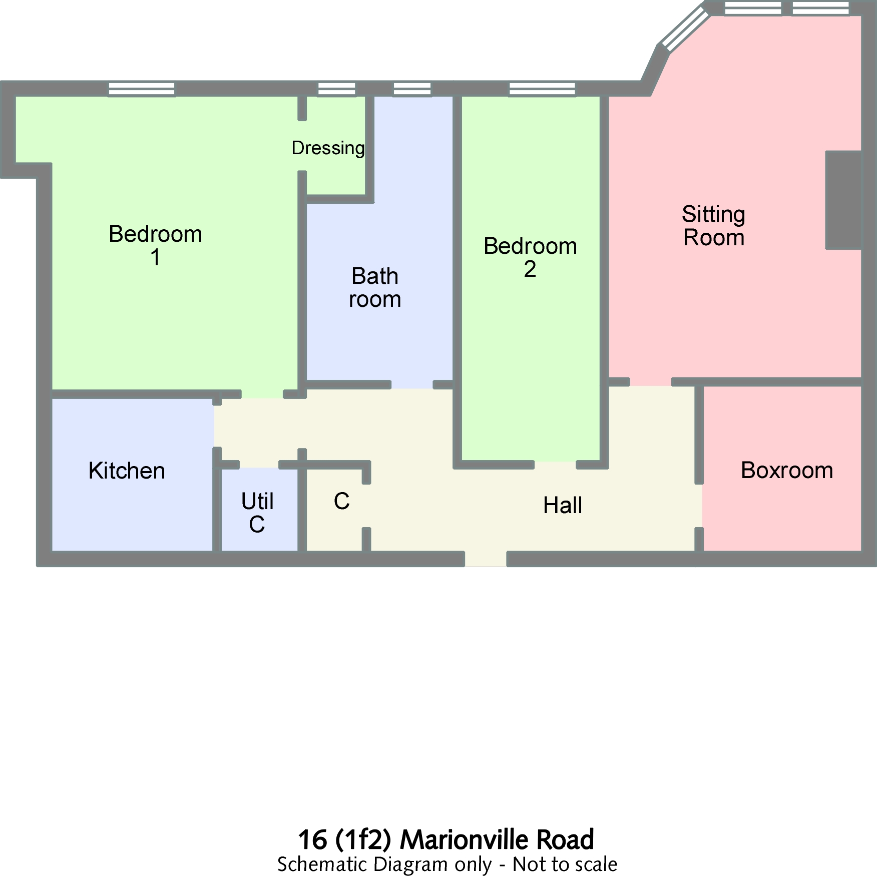 2 Bedrooms Flat for sale in 16 (1F2/Flat 4) Marionville Road, Meadowbank, Edinburgh EH7