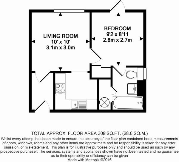 1, Carmel Close, Woking floorplan