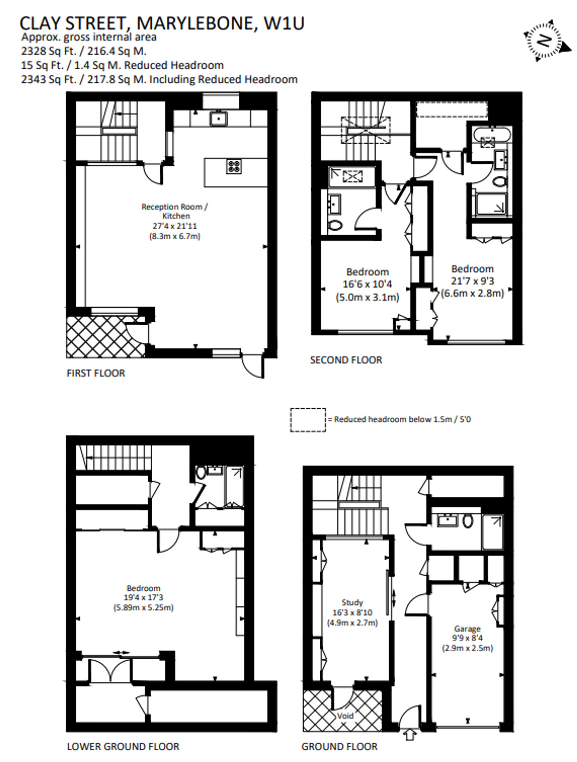 5 Clay Street, London floorplan